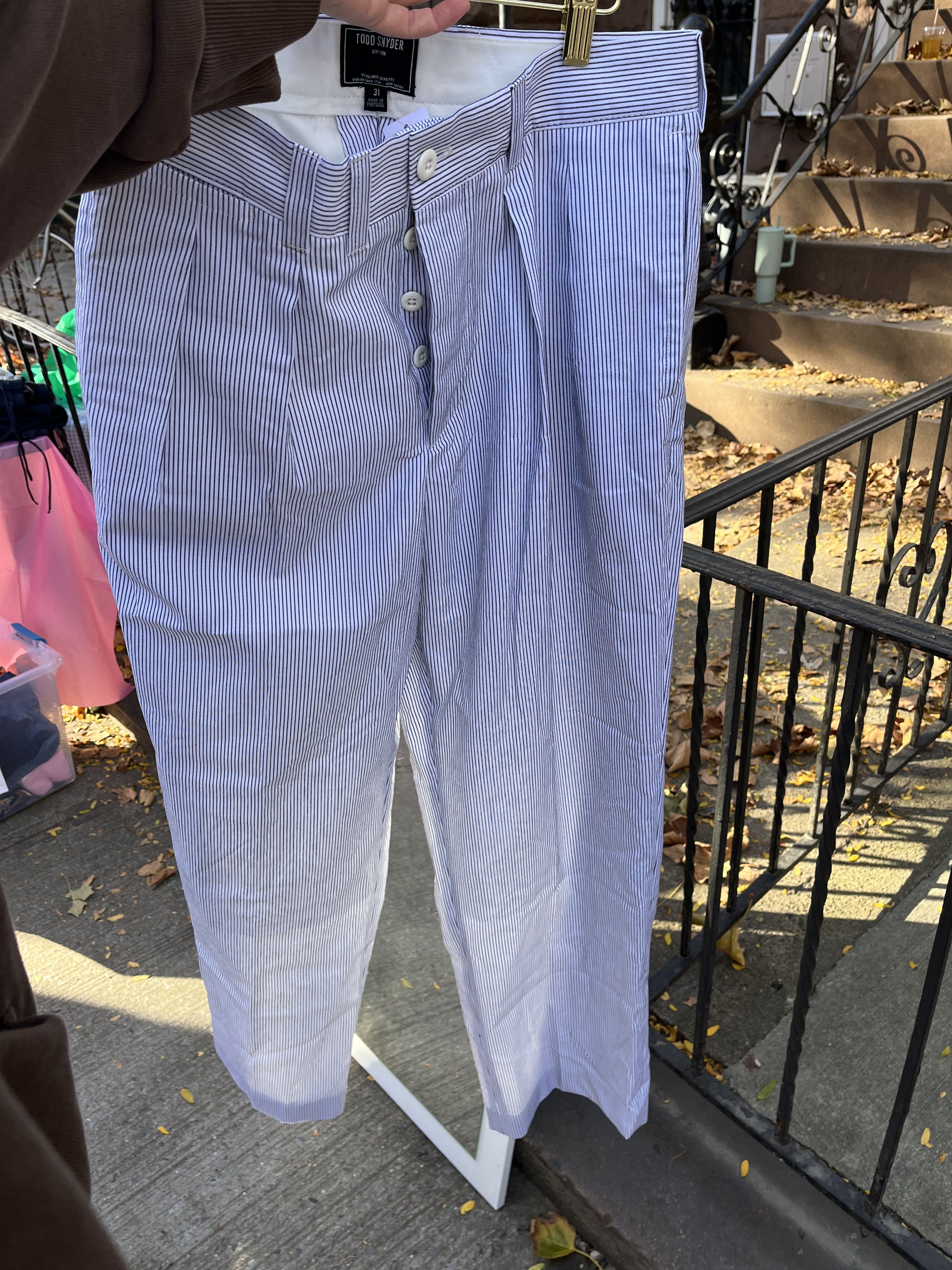 Todd Snyder Pinstripe Todd Snyder dress pants Size US 31 - 3 Thumbnail