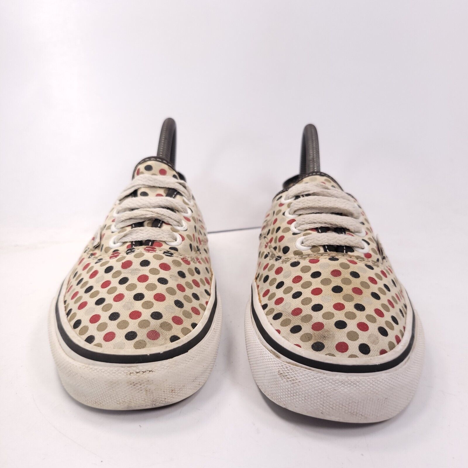 Vans Vans Off the Wall Shoe Women Size 7.5 Mens 6 White Black Red Size US 7.5 / IT 37.5 - 2 Thumbnail