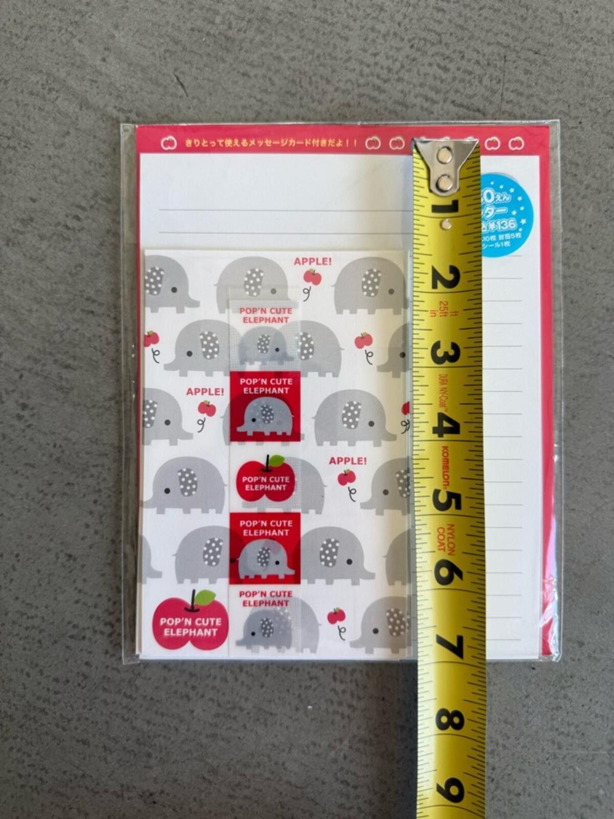 Other Pop’n Cute Elephant Letter Set / Japan / Stationery Size ONE SIZE - 3 Thumbnail