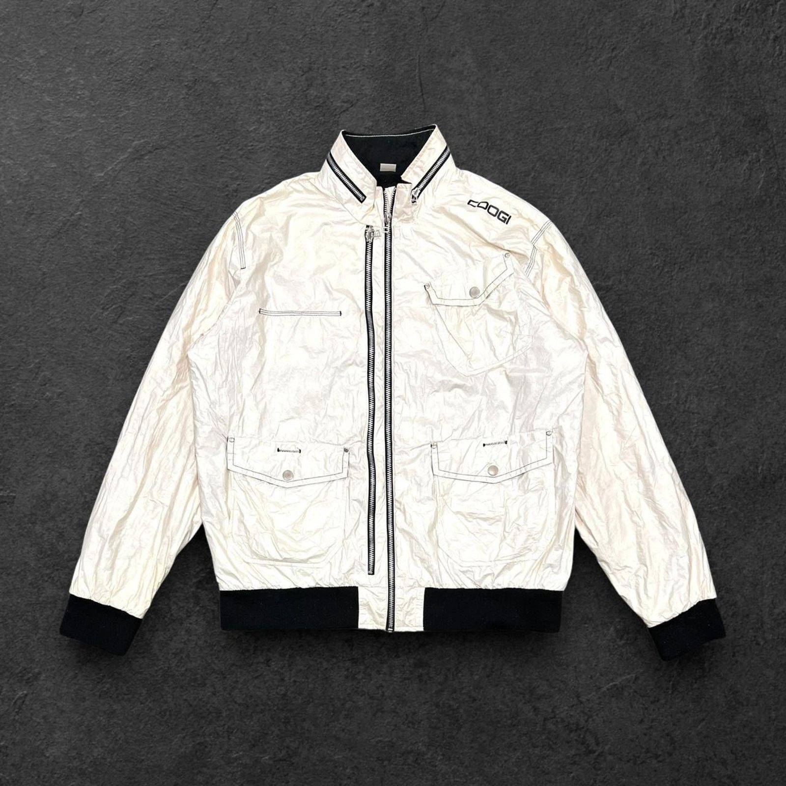 Coogi COOGI Australia C69 Shimmering Tan Full Zip Bomber Jacket Size US XXL / EU 58 / 5 - 1 Thumbnail