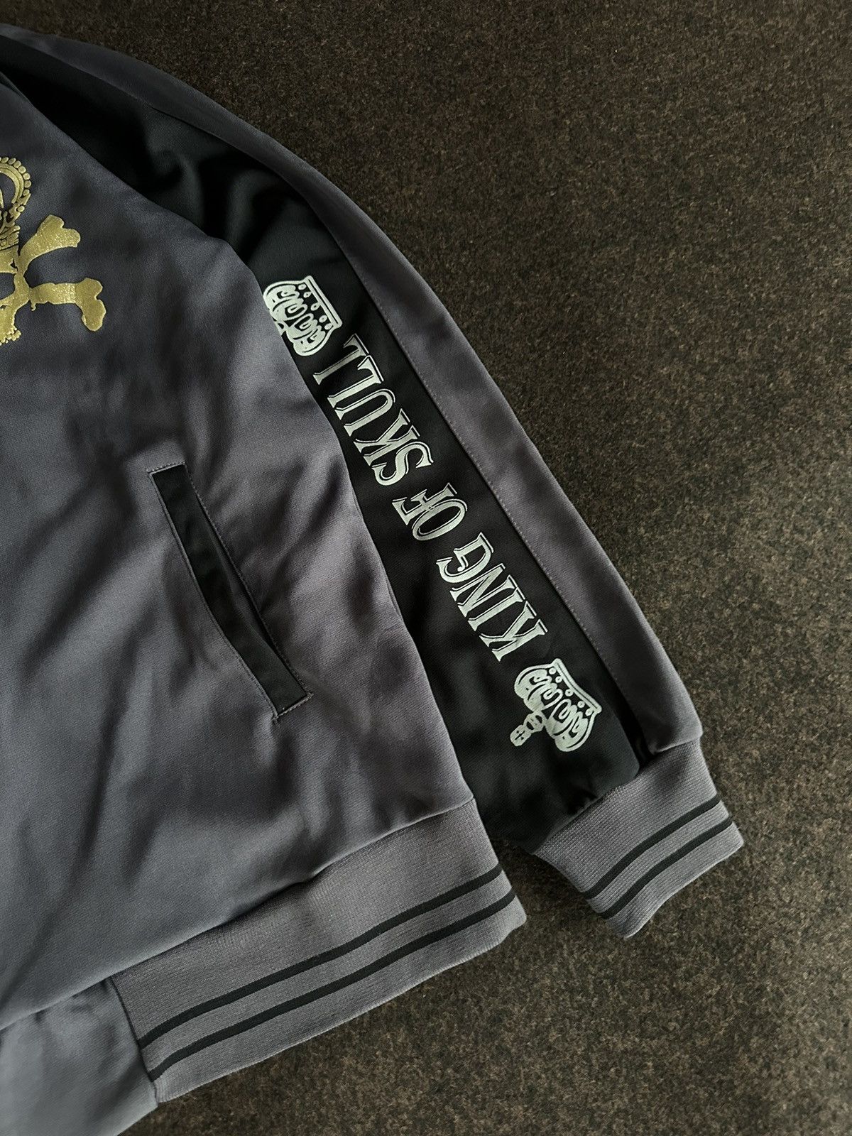 Yasuyuki Ishii King Of Skulls Big Logo Zipper Track Jacket Z91 Size US L / EU 52-54 / 3 - 4 Thumbnail