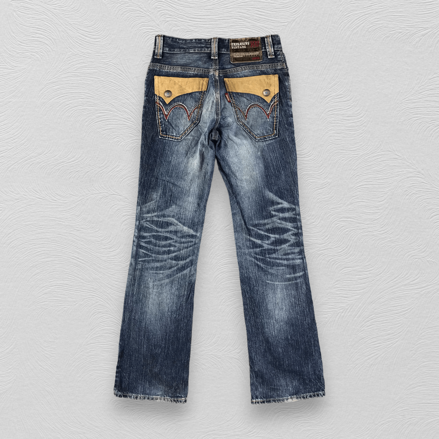Edwin Edwin XV Jeans Distressed Flare Denim KJ1710 Size US 28 / EU 44 - 2 Thumbnail