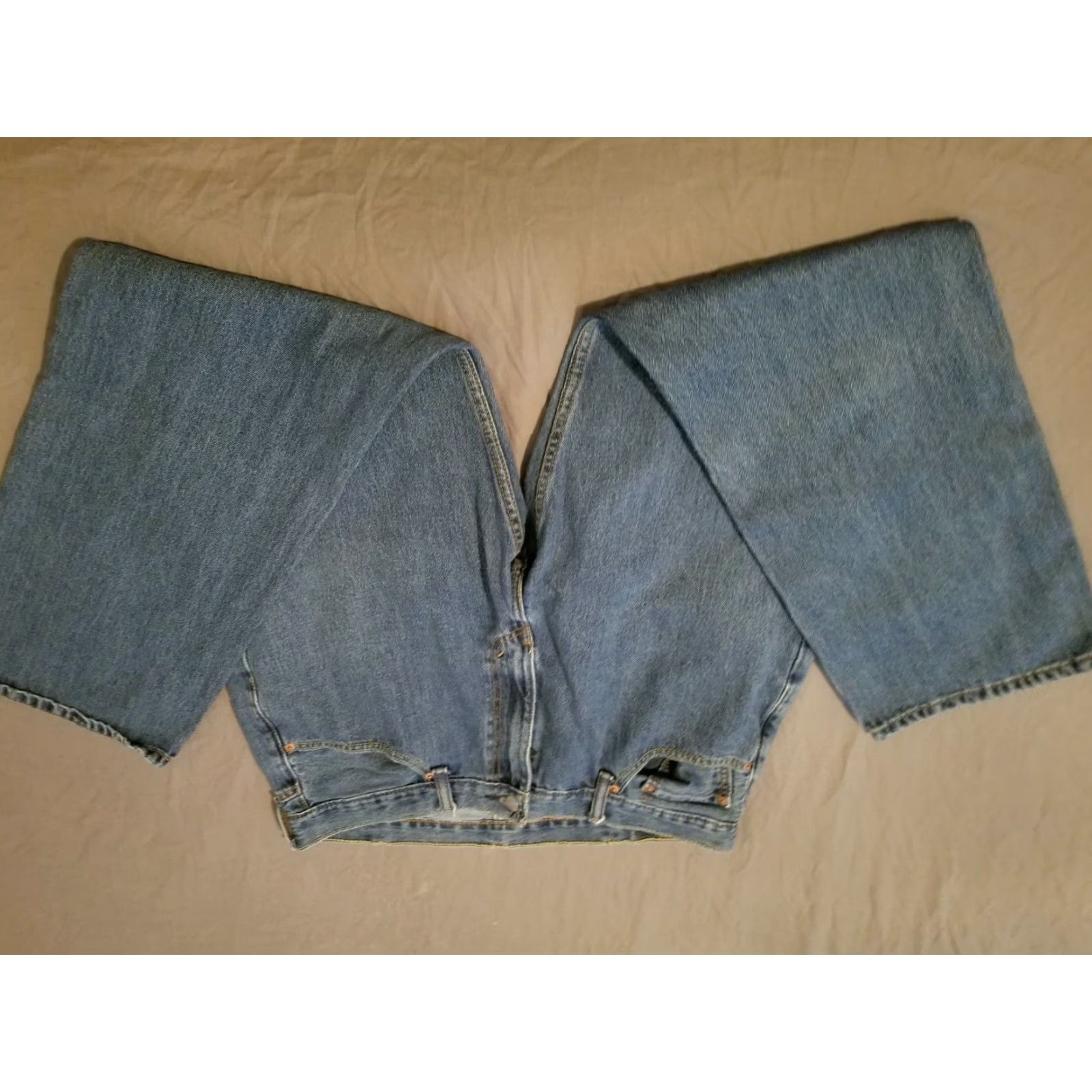 Levi's Levi's 505 Jeans Mens 38x32 Regular Straight Denim Pants Blue Inseam 32 Levi's 38 Regular Mens Jeans Blue Straight Denim pants Size US 38 / EU 54 - 5 Thumbnail