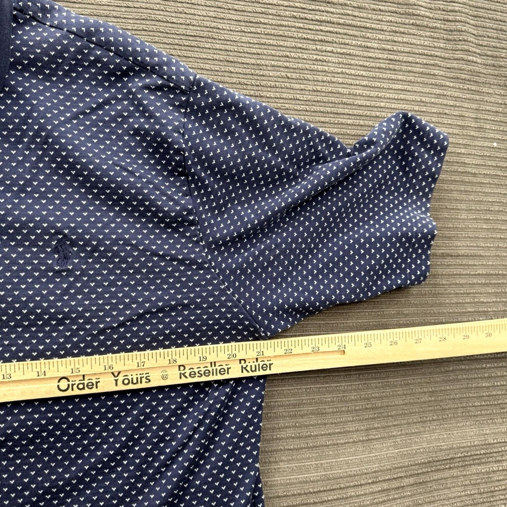 Ralph Lauren VINTAGE Polo Ralph Lauren Polo Shirt Men M Navy Polka Dot Heart Pattern Size US M / EU 48-50 / 2 - 4 Thumbnail