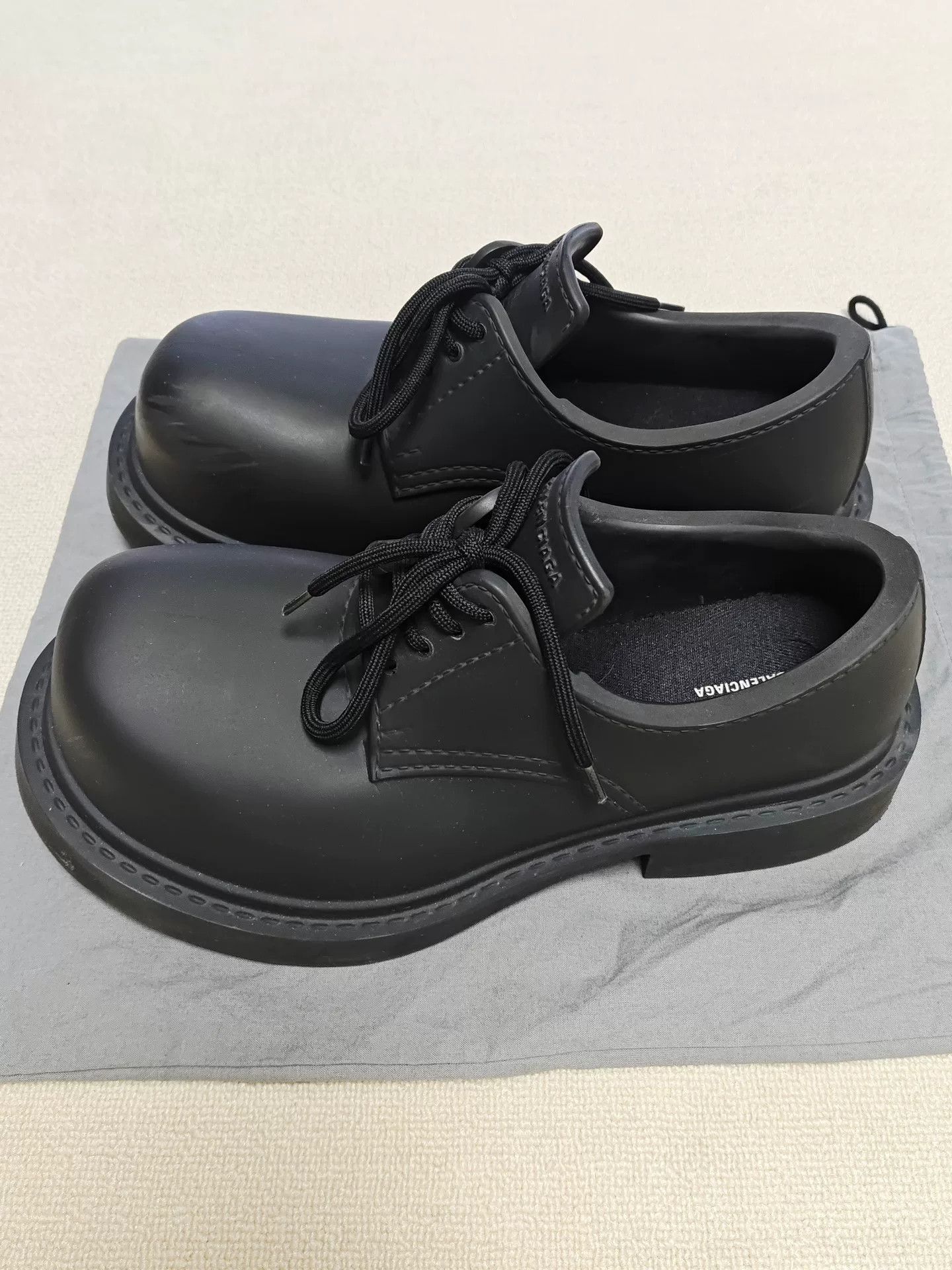 Balenciaga Balenciaga steroid black derbys shoe 42eu (10us) | Grailed