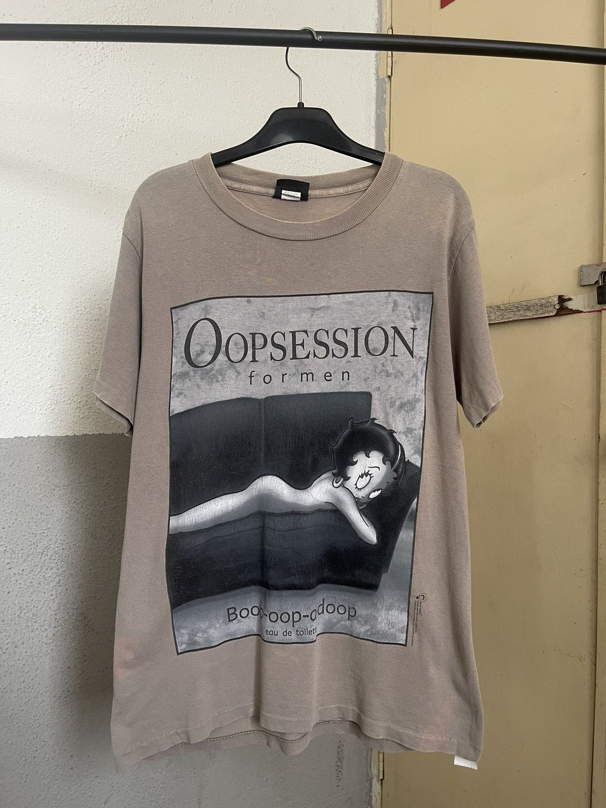 Vintage Vintage 1995 Betty Boop Popeye Calvin Klein Modeling Shirt 