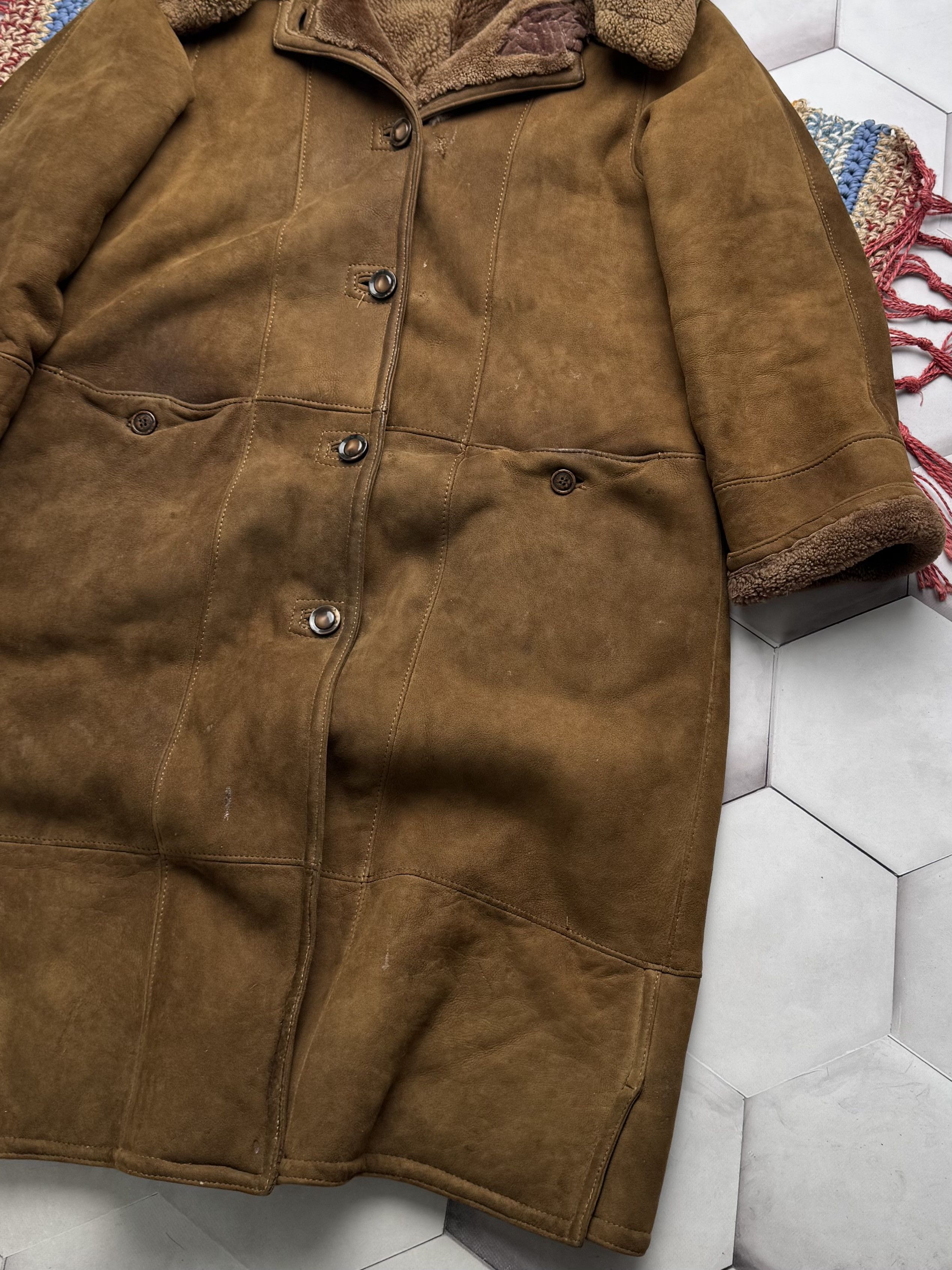 Vintage Vintage Real Sheepskin Heavy Coat (E4) Size XL / US 12-14 / IT 48-50 - 4 Thumbnail