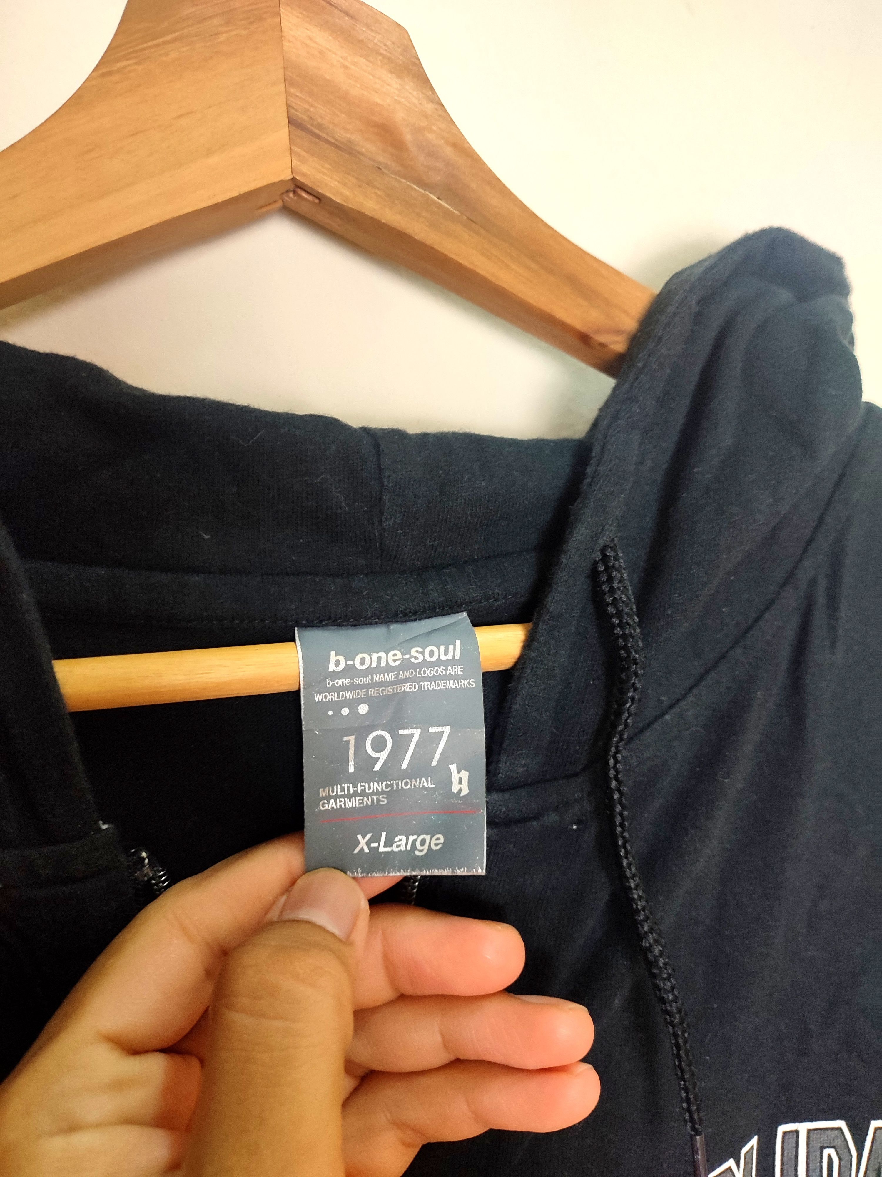 Japanese Brand B-one-soul Solidarity 93 Zip Up Hoodies Size US L / EU 52-54 / 3 - 5 Thumbnail