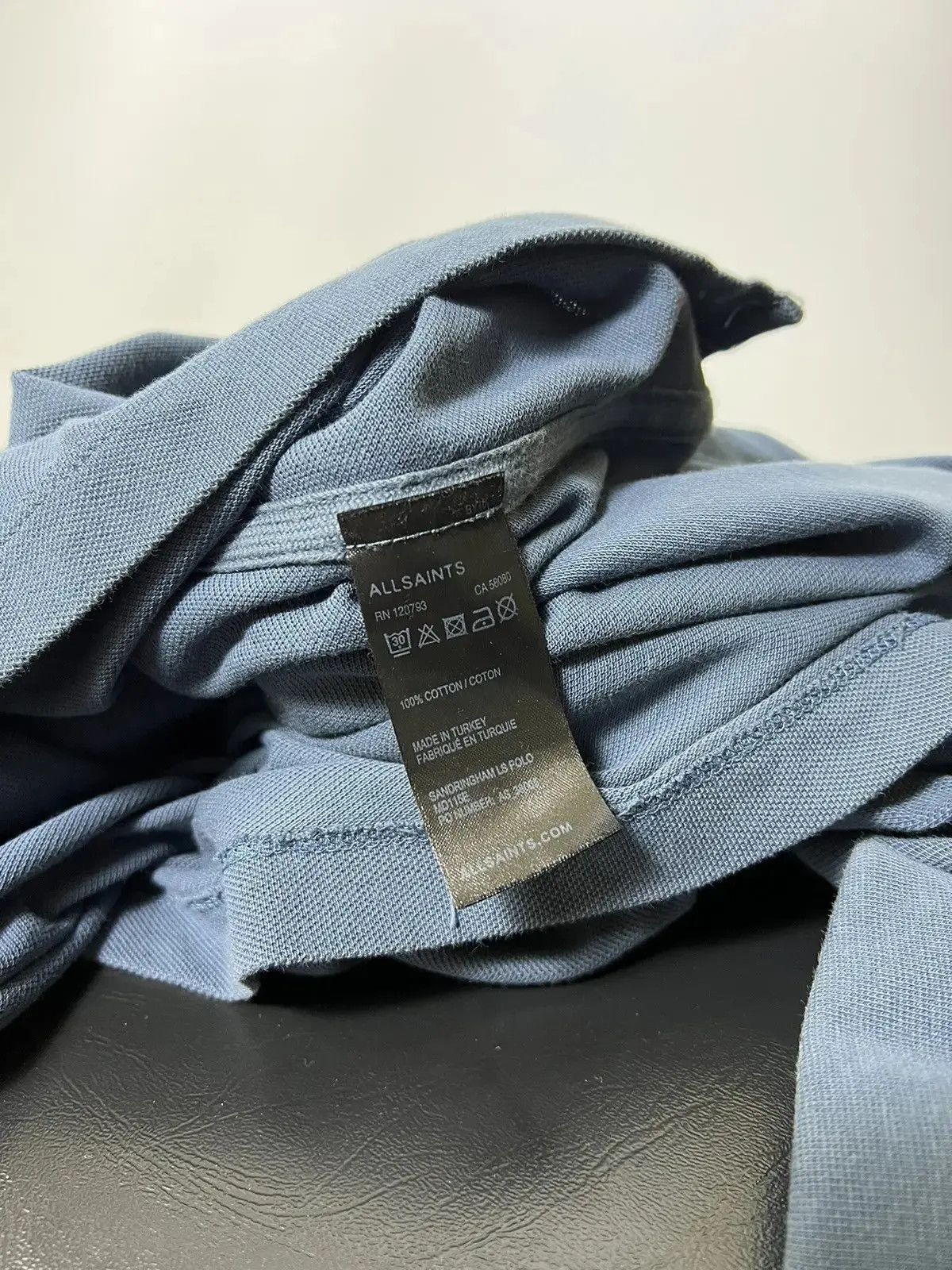 Allsaints × Japanese Brand All Saints sandringham LS polo Size US M / EU 48-50 / 2 - 4 Thumbnail