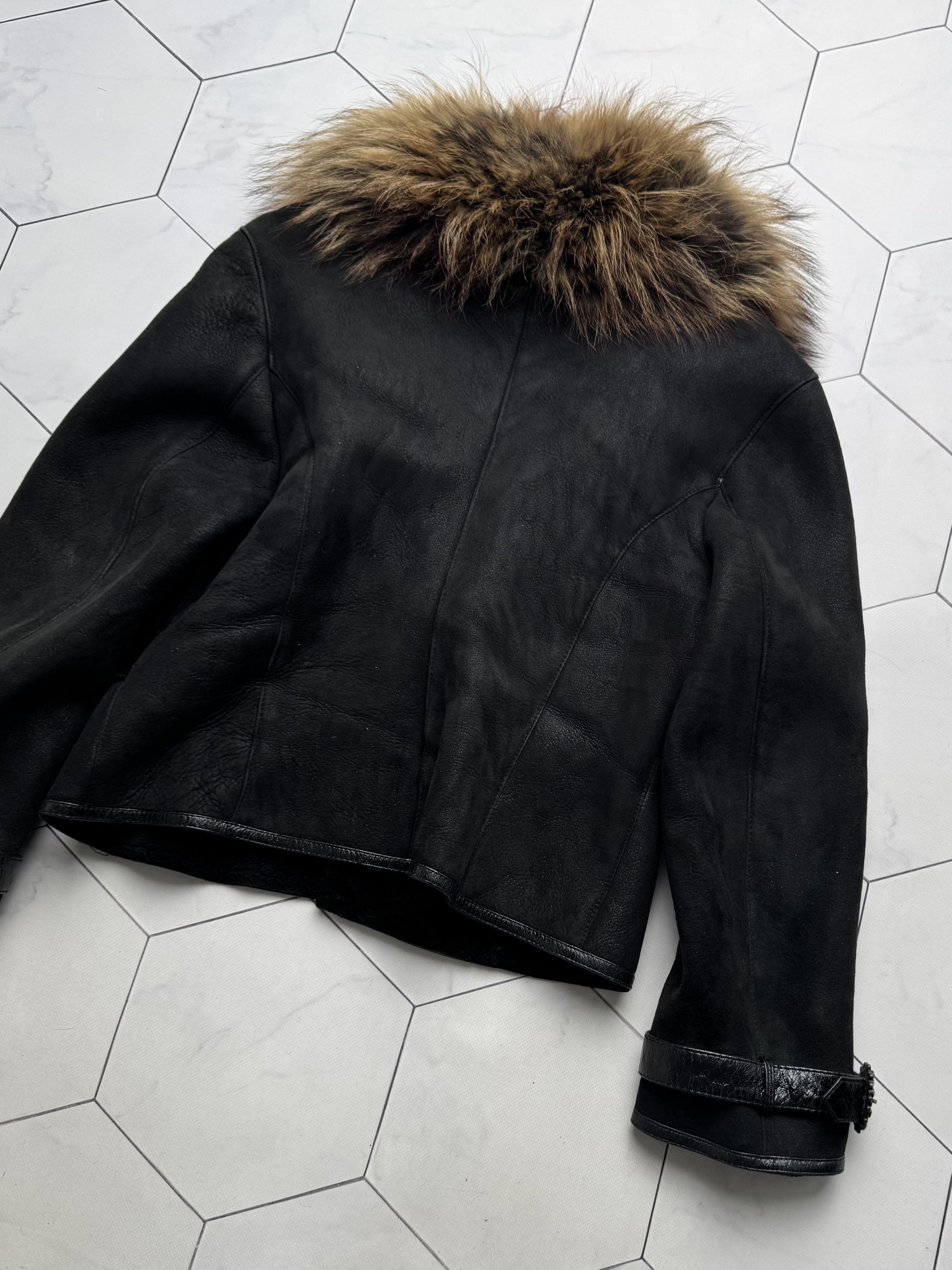 Vintage Vintage Cropped Real Sheepskin Jacket (B550)E2D15 Size L / US 10 / IT 46 - 16 Thumbnail