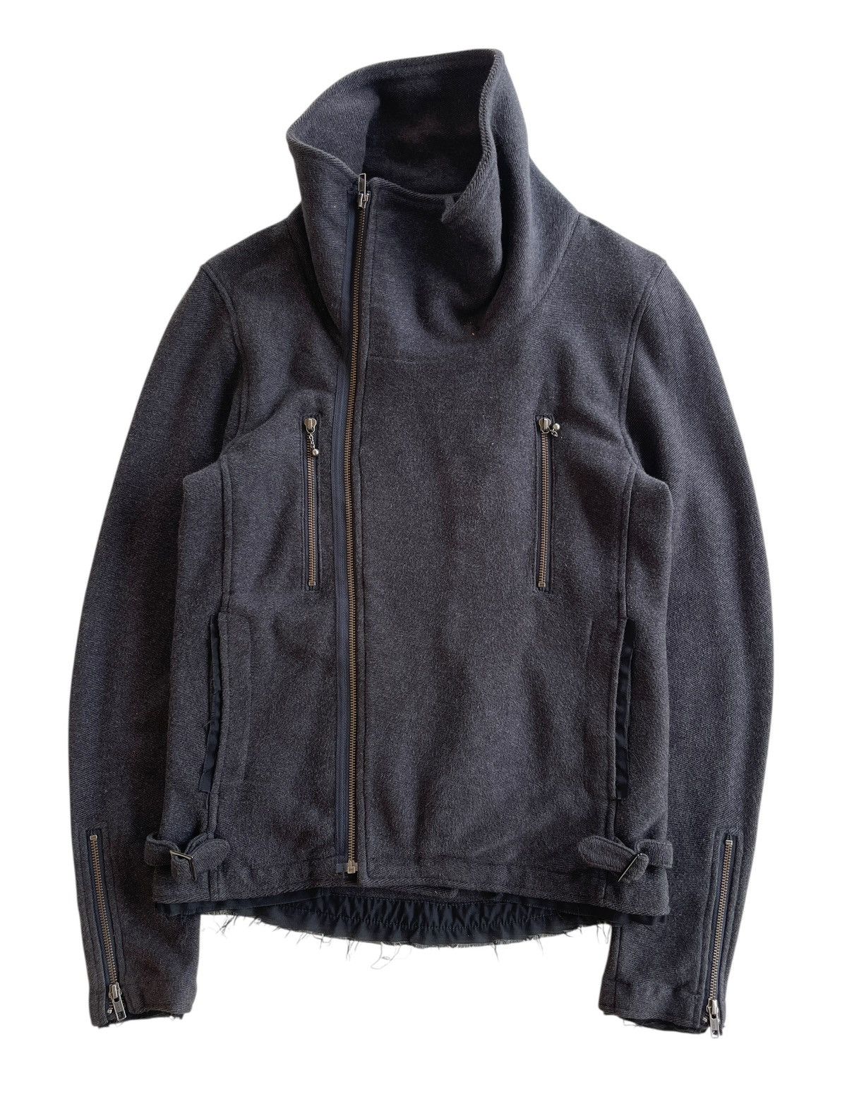 Japanese Brand JPEGG Melton Riders Jacket Size US S / EU 44-46 / 1 - 1 Thumbnail