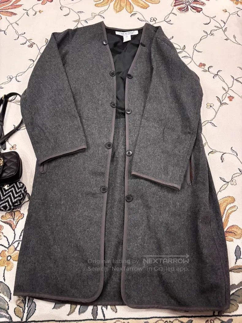 Comme des Garcons Comme Des Garcons Wool Patchwork Coat Size XS / US 0-2 / IT 36-38 - 1 Thumbnail