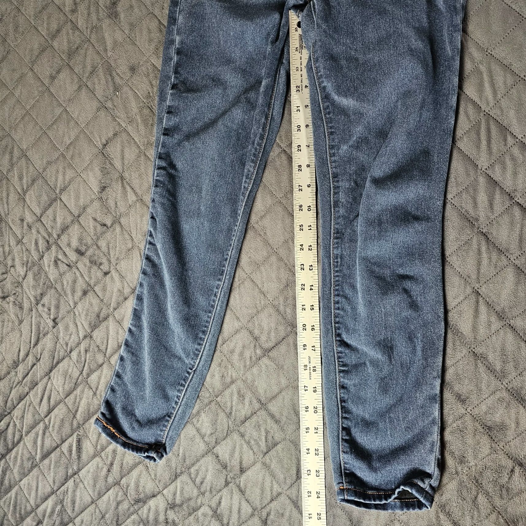 Vintage Celebrity Pink Women's Mid-Rise Skinny Jeggings Ankle Jeans Size 5 / 27 Size 27" / US 4 / IT 40 - 7 Thumbnail
