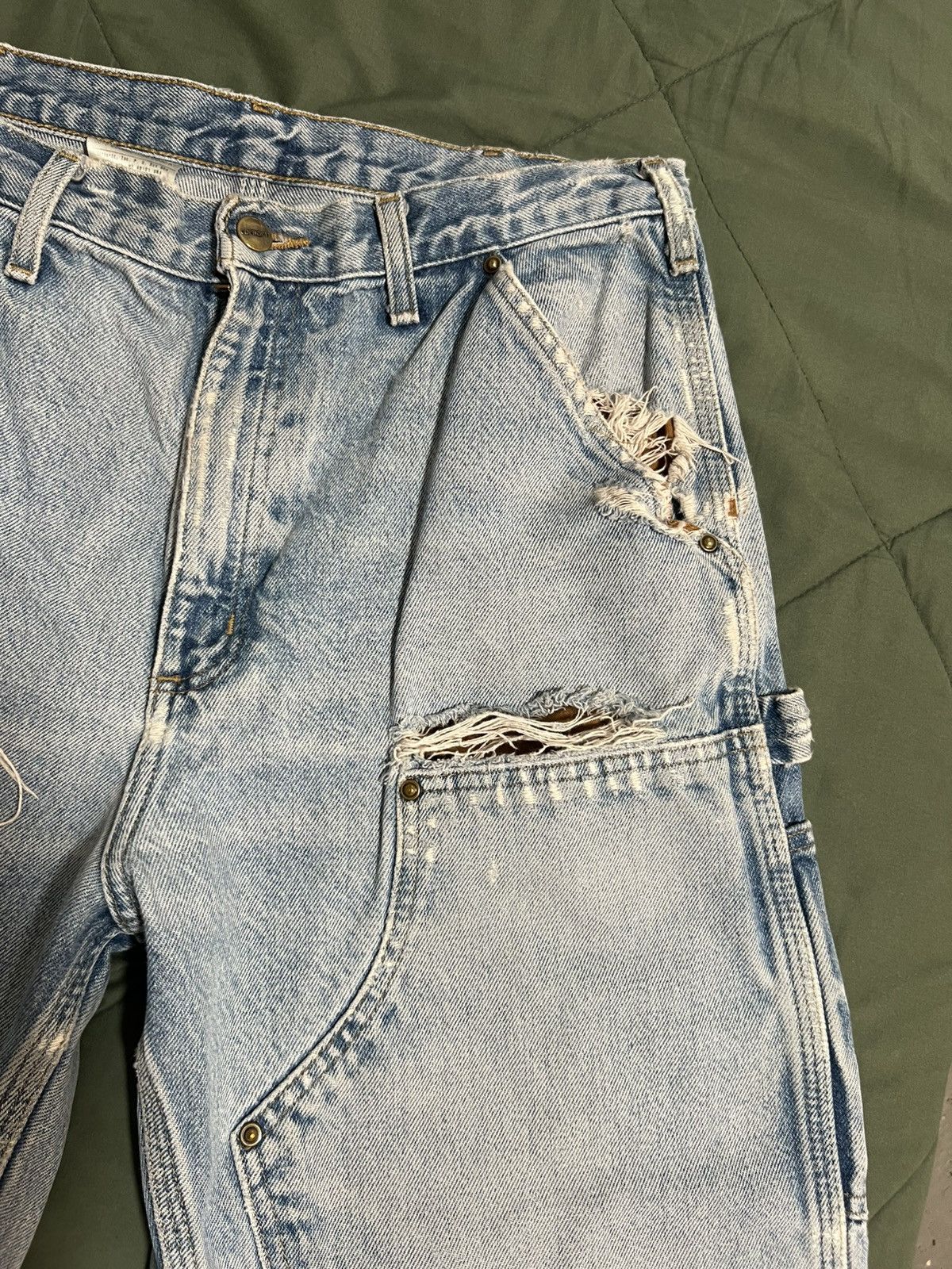 Carhartt Carhartt double holster light blue washed denim Size US 31 - 11 Thumbnail
