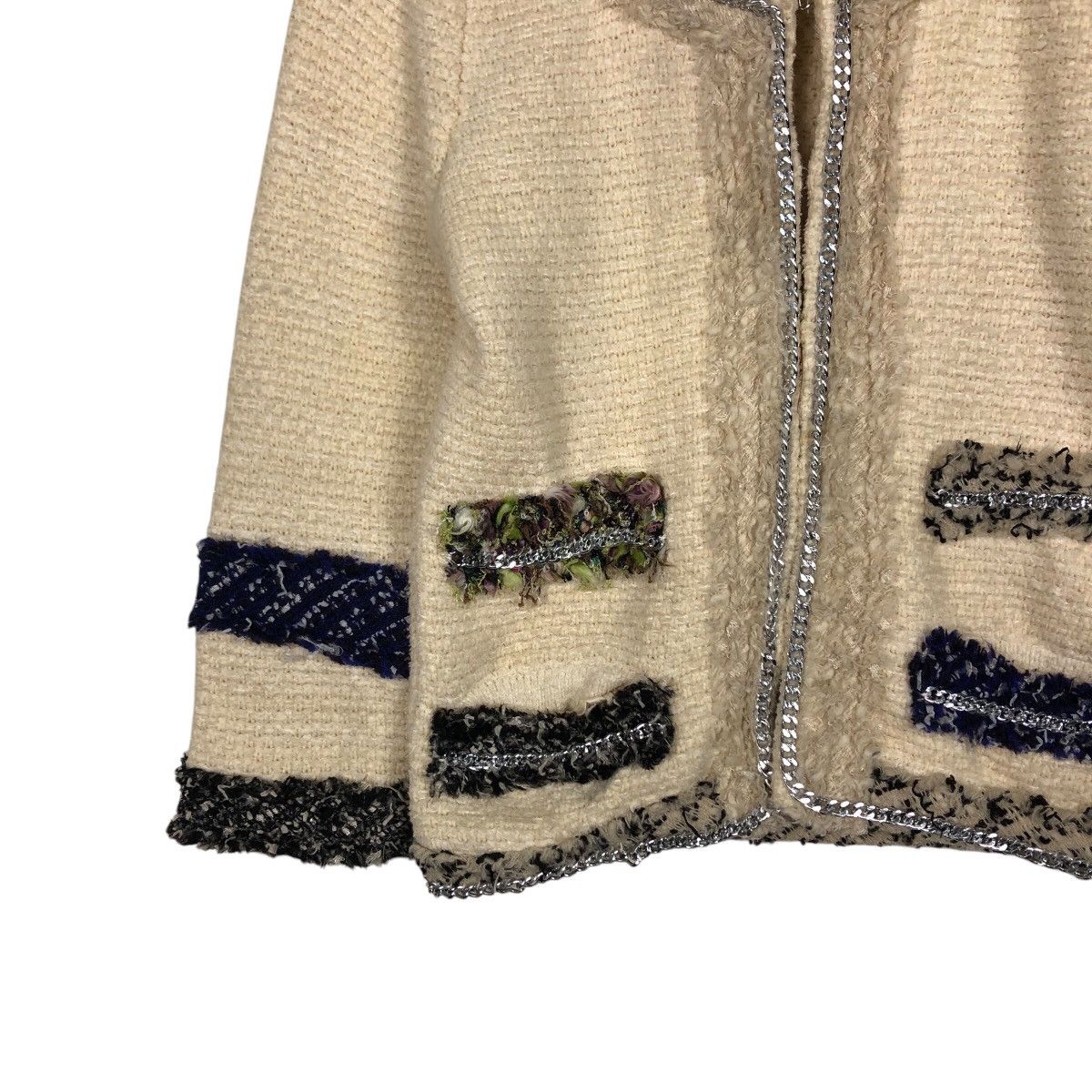 Japanese Brand 📌Vintage Knit Cropped Jacket Tweed Macphee Size M / US 6-8 / IT 42-44 - 5 Thumbnail
