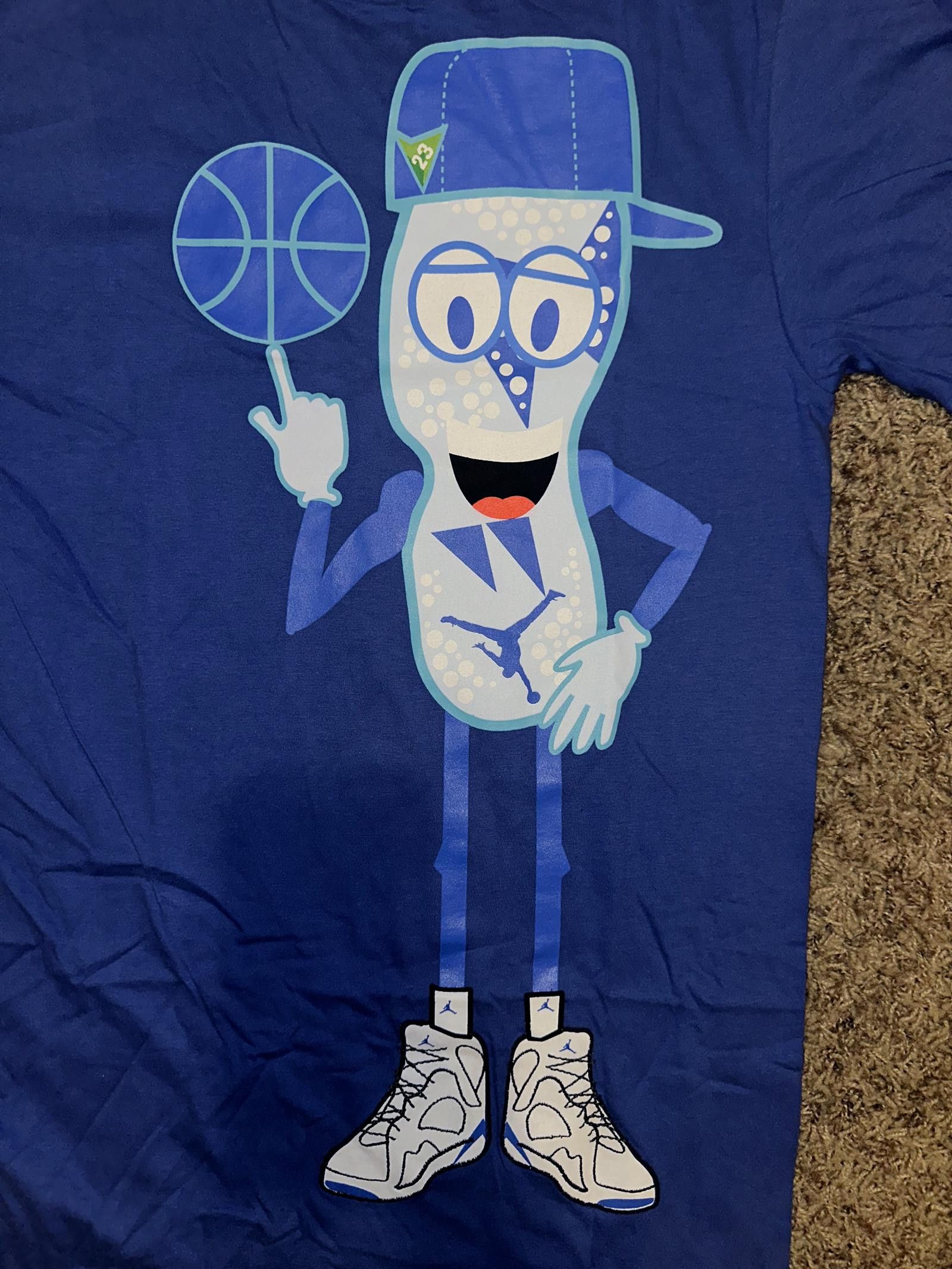 Designer Jordan Mens Retro 7 Sole Face T-Shirt 2011 Size US M / EU 48-50 / 2 - 2 Thumbnail