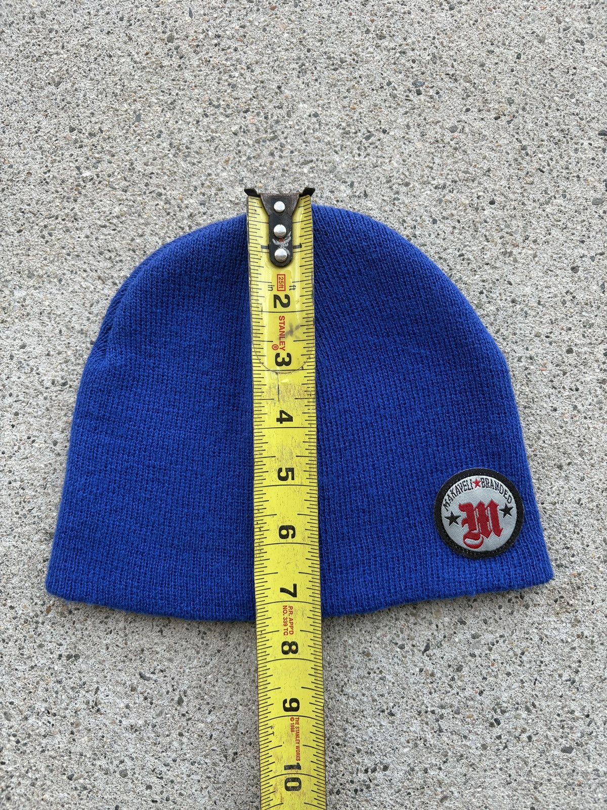 Makaveli × Vintage Vintage 2000s Y2K Makaveli Branded Blue Snow/Ski Beanie Size ONE SIZE - 4 Thumbnail