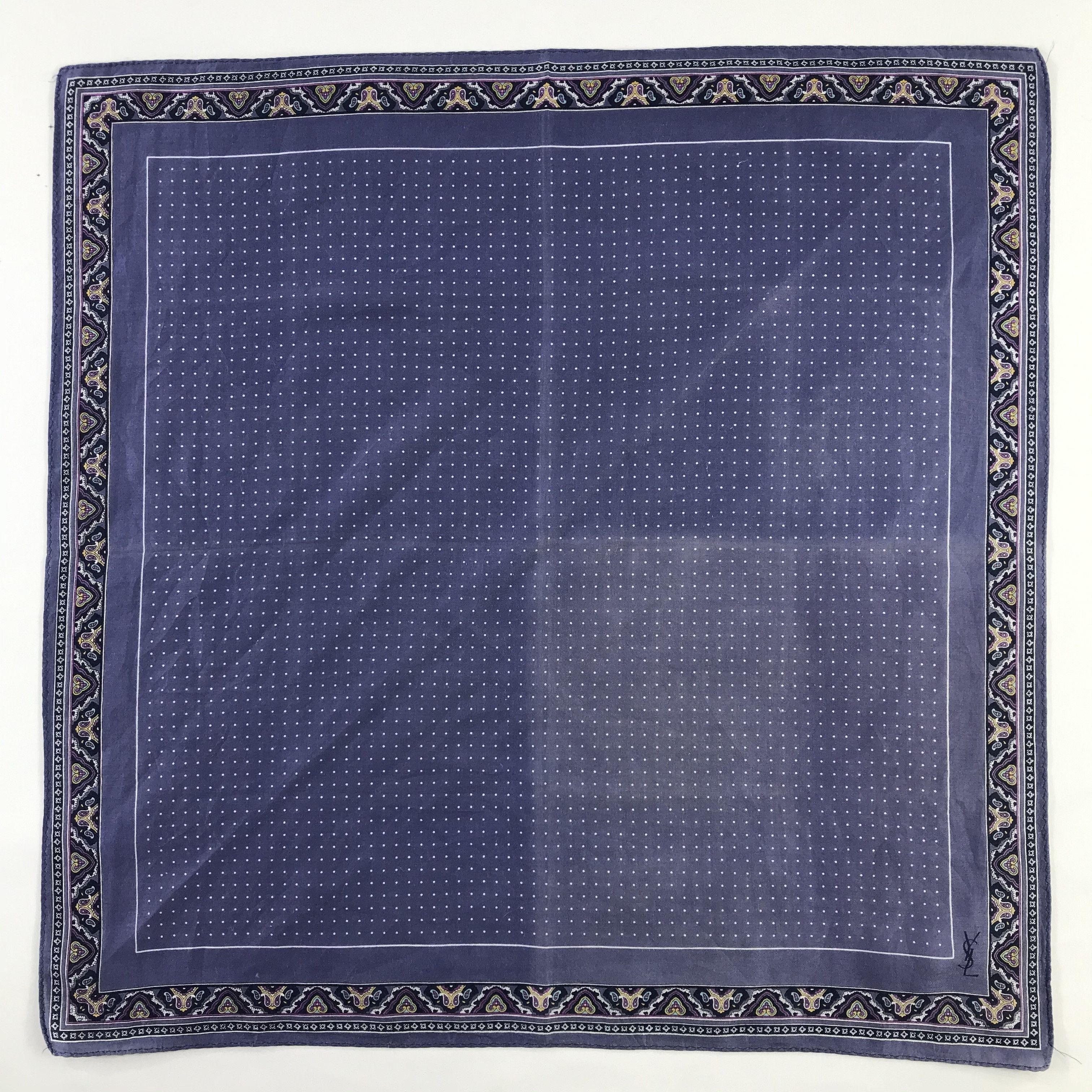Vintage × Yves Saint Laurent Yves Saint Laurent Bandana / Handkerchief /Neckerchief -S784 Size ONE SIZE - 1 Thumbnail