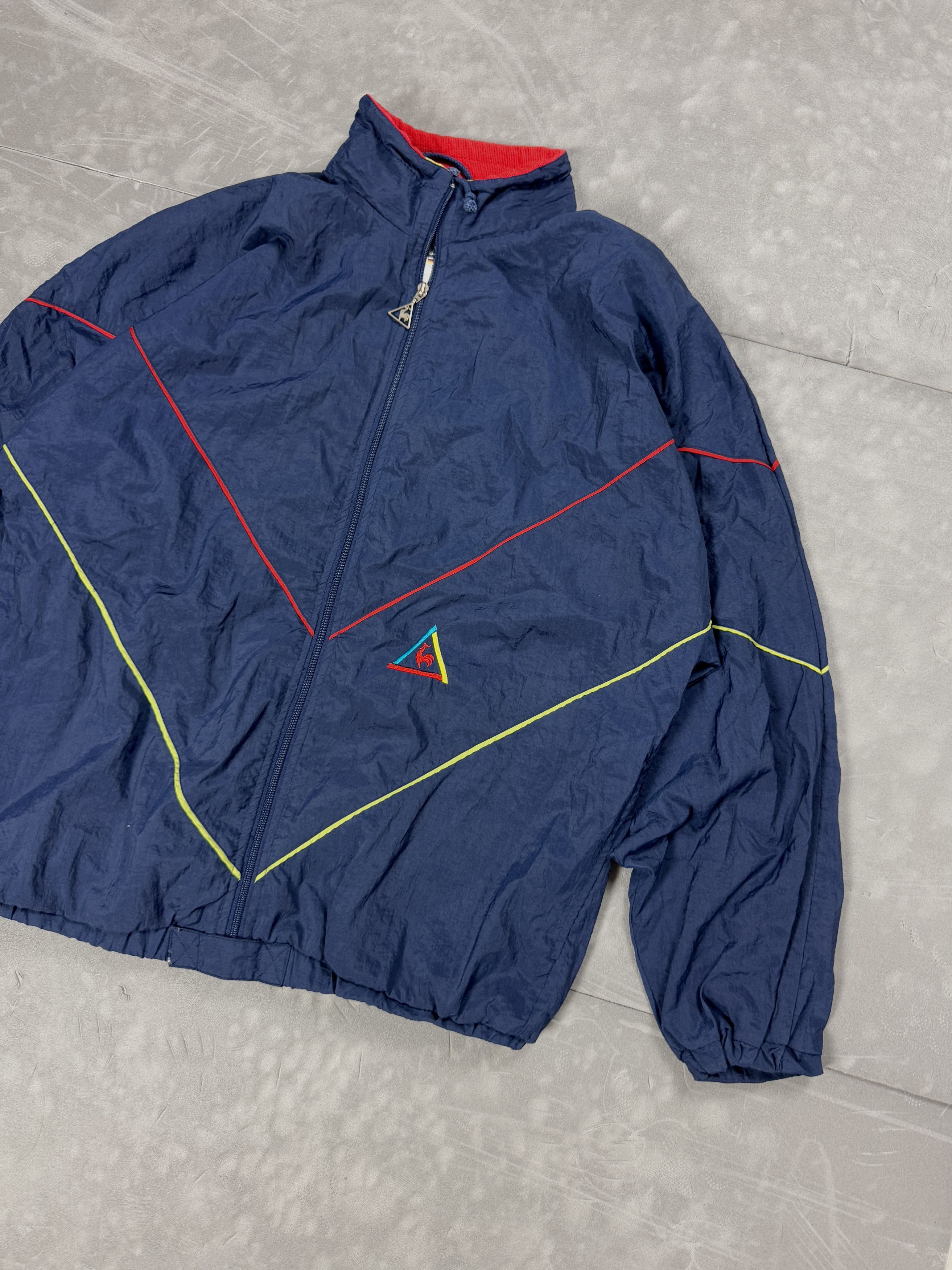 Le Coq Sportif × Vintage Le Coq Sportif windbreaker jacket boxy vintage retro 90s y2k Size US L / EU 52-54 / 3 - 2 Thumbnail