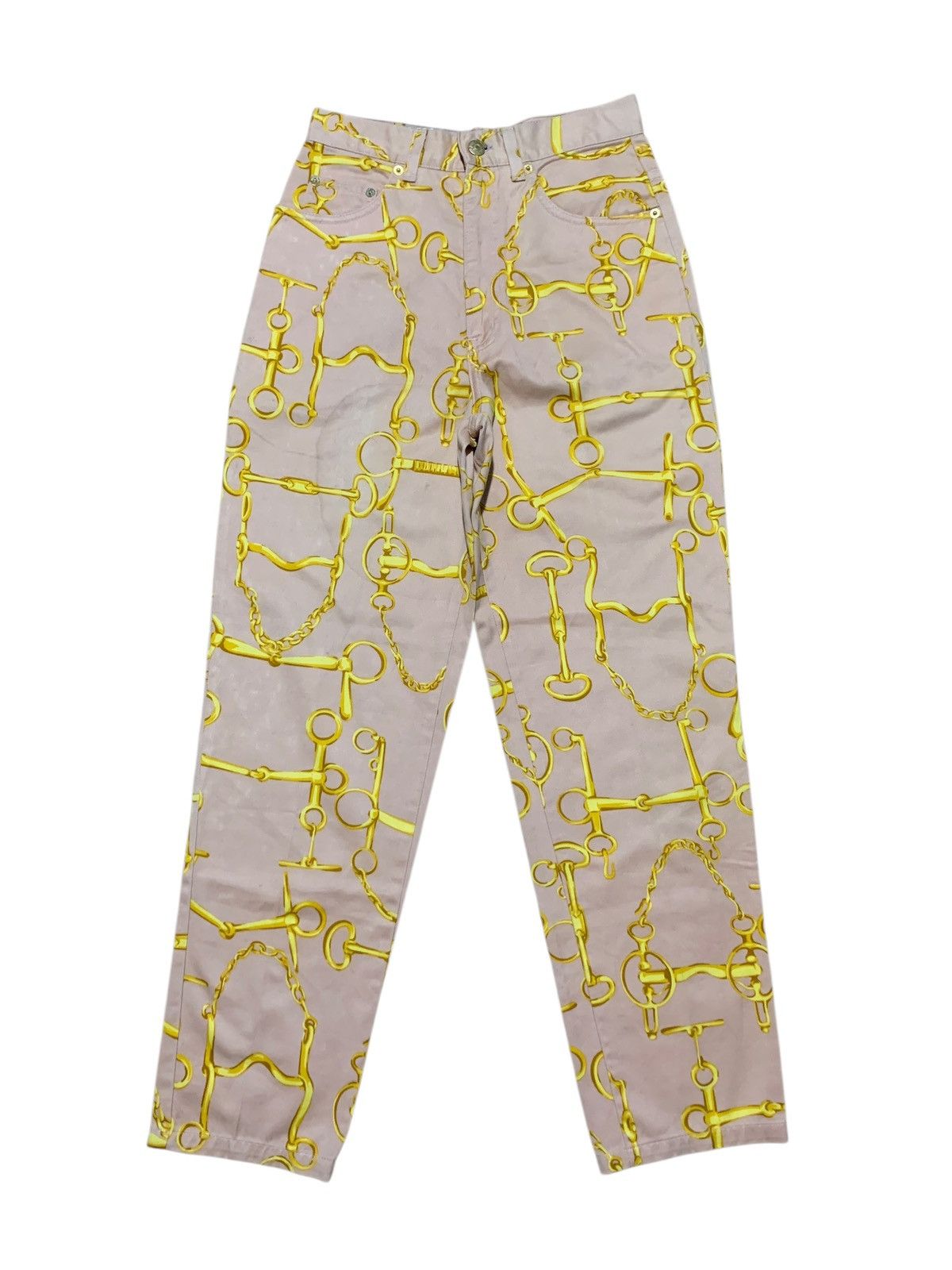 Gucci 1990s Gucci Tom Ford horsebit coral pants Size 26" / US 2 / IT 38 - 1 Thumbnail