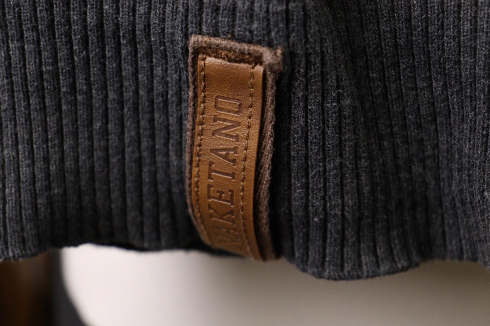 Naketano Naketano World Gray Cotton Knit Long Sleeve Sweater Size L Size US L / EU 52-54 / 3 - 12 Thumbnail