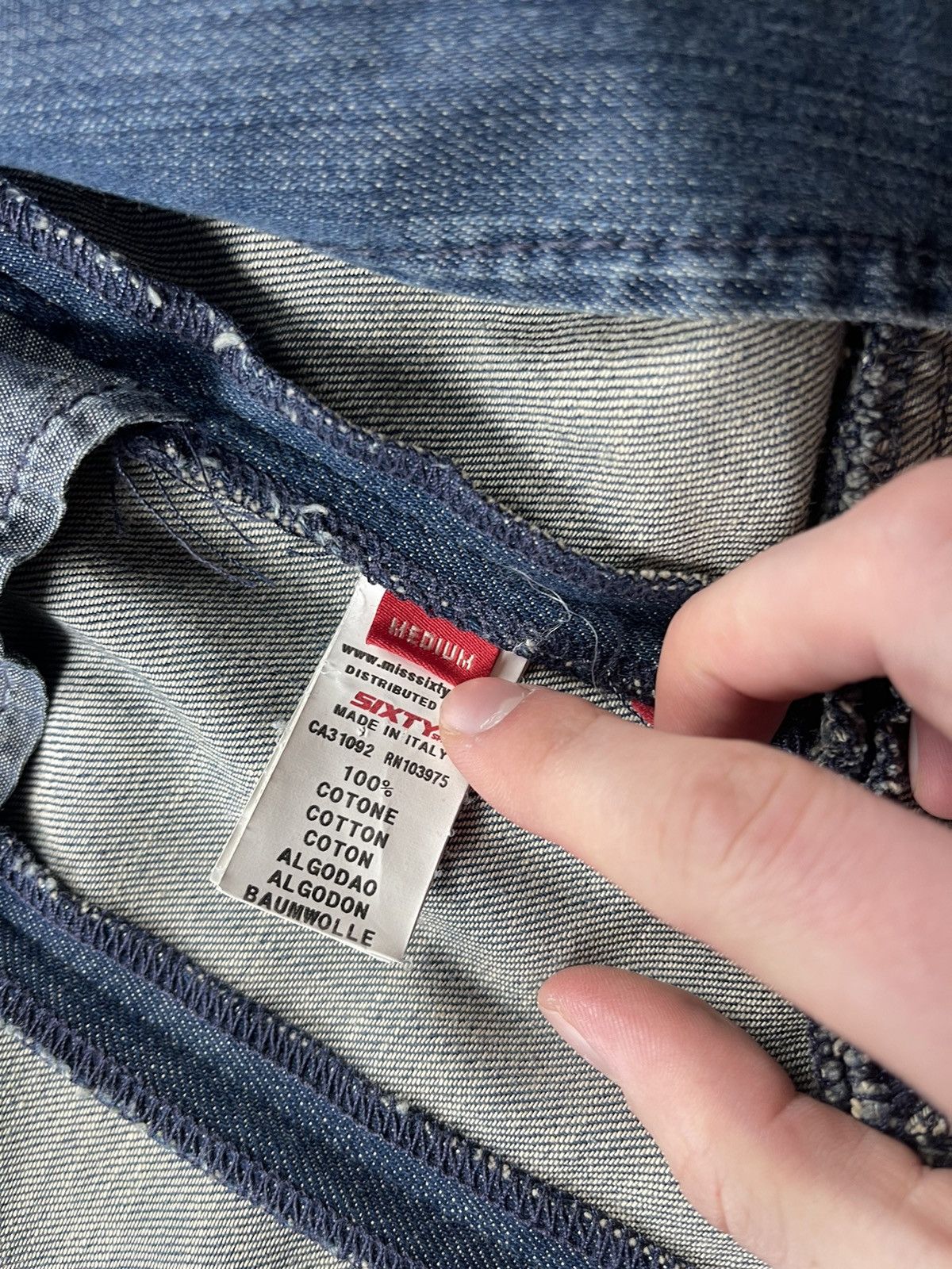 Miss Sixty Y2k Miss Sixty Luxury Vintage Denim Blazer Jacket Size M / US 6-8 / IT 42-44 - 13 Thumbnail
