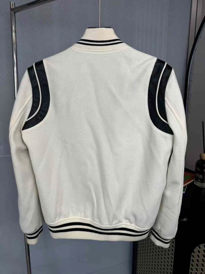 Saint Laurent Paris Saint Laurent Paris White baseball jacket-2506 Size US S / EU 44-46 / 1 - 2 Thumbnail