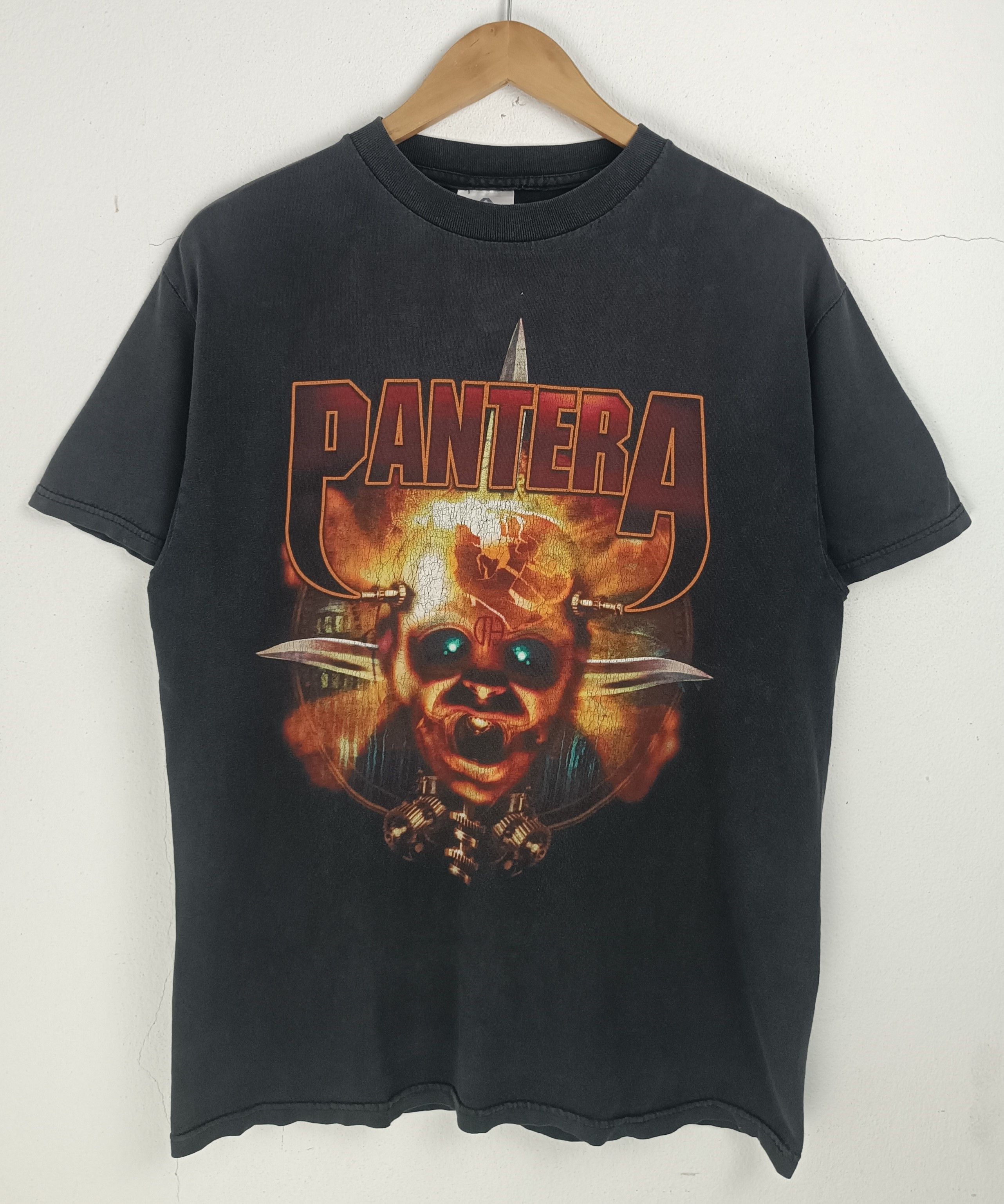 Vintage VINTAGE Y2K FADED PANTERA COWBOYS FROM HELL TEE DIMEBAG Size US M / EU 48-50 / 2 - 3 Thumbnail