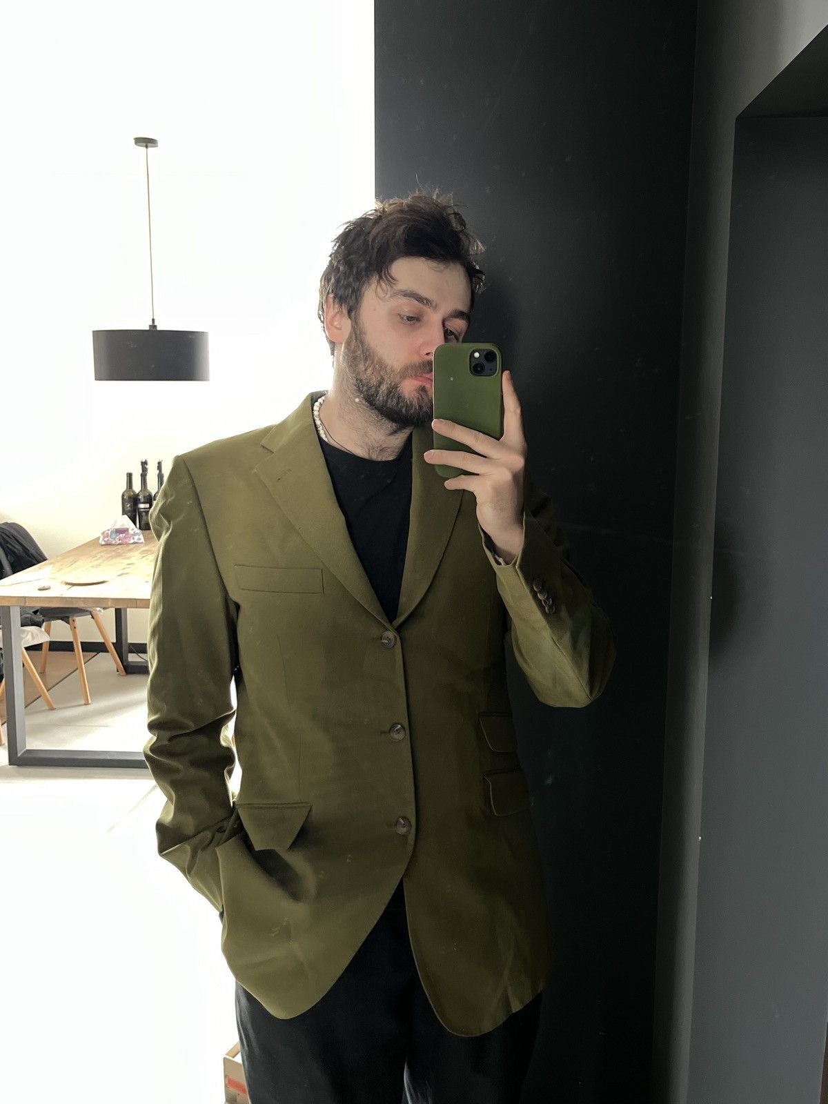 Other Conrad Hasselbach Green Cotton Heavy Classic Hunting Coat Size US L / EU 52-54 / 3 - 21 Thumbnail