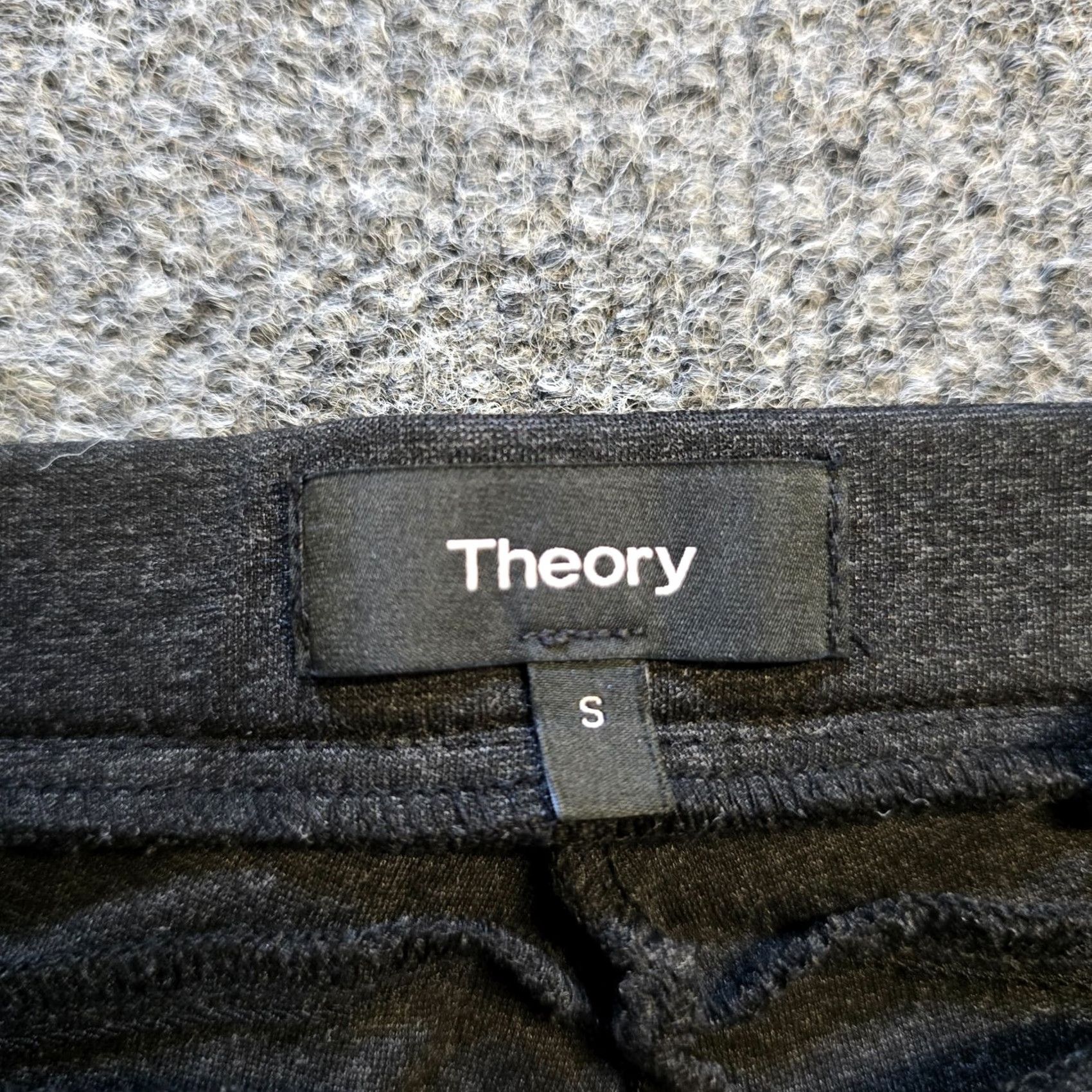 Theory Theory Pants Womens Size Small Gray Skinny Leggings Stretch Pull On Casual Basic Size 28" / US 6 / IT 42 - 4 Thumbnail