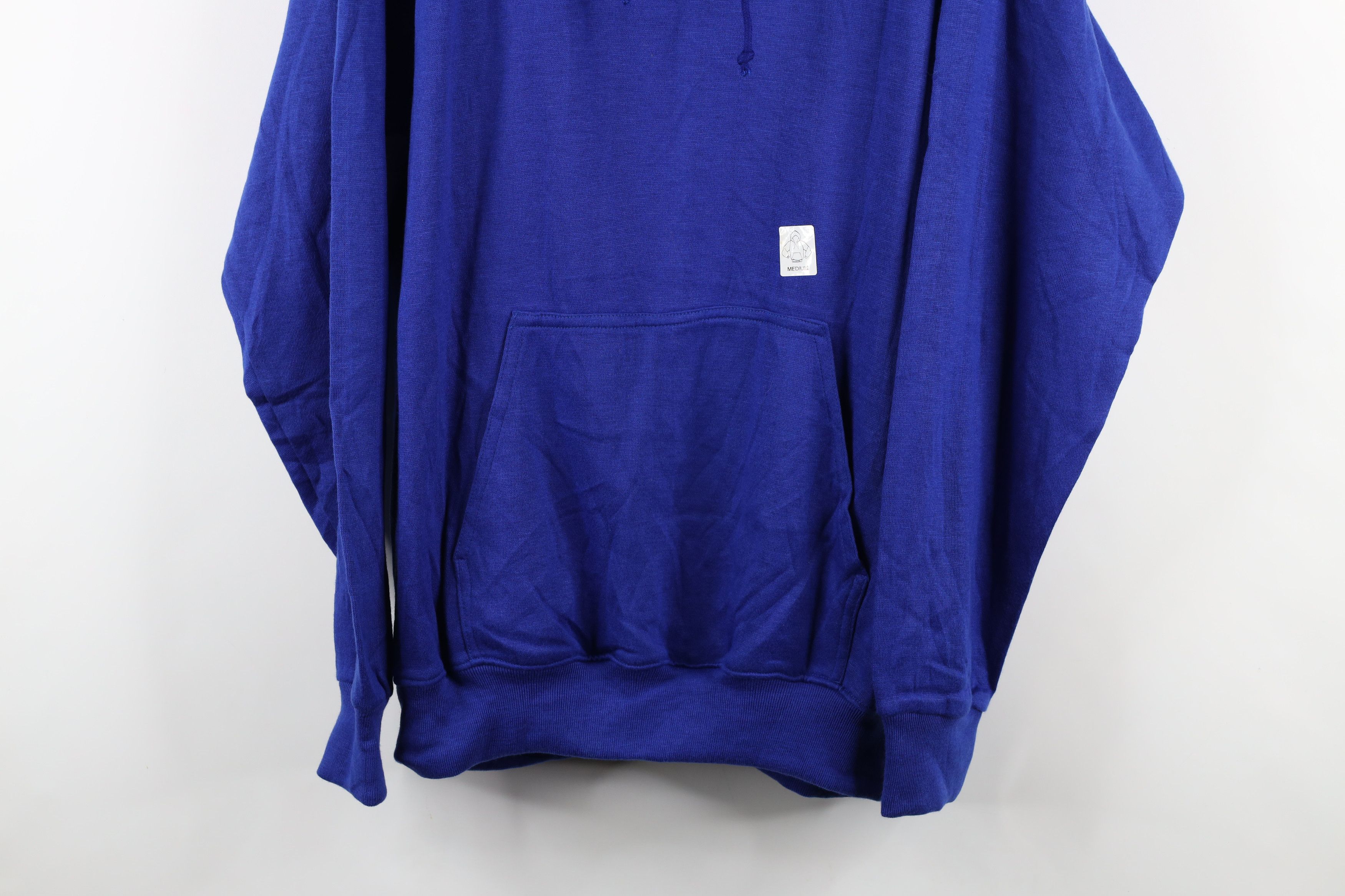 Vintage Deadstock Vintage 70s 80s Streetwear Hoodie Sweatshirt Blue Size US M / EU 48-50 / 2 - 3 Thumbnail