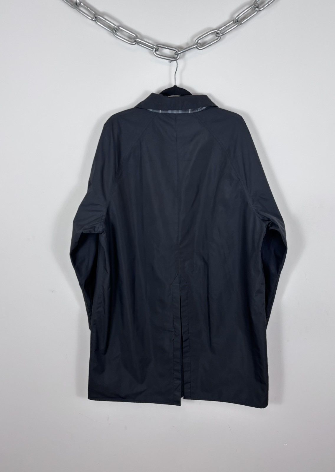 Burberry Burberry London Men’s Black Trench Coat Nova Check Lined Size US XL / EU 56 / 4 - 3 Thumbnail