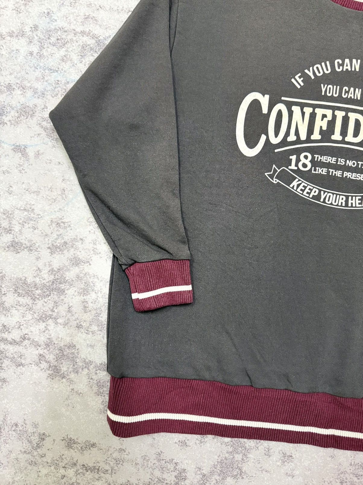 Vintage Vintage Confidence Brown Colar Sweatshirt Size US M / EU 48-50 / 2 - 4 Thumbnail
