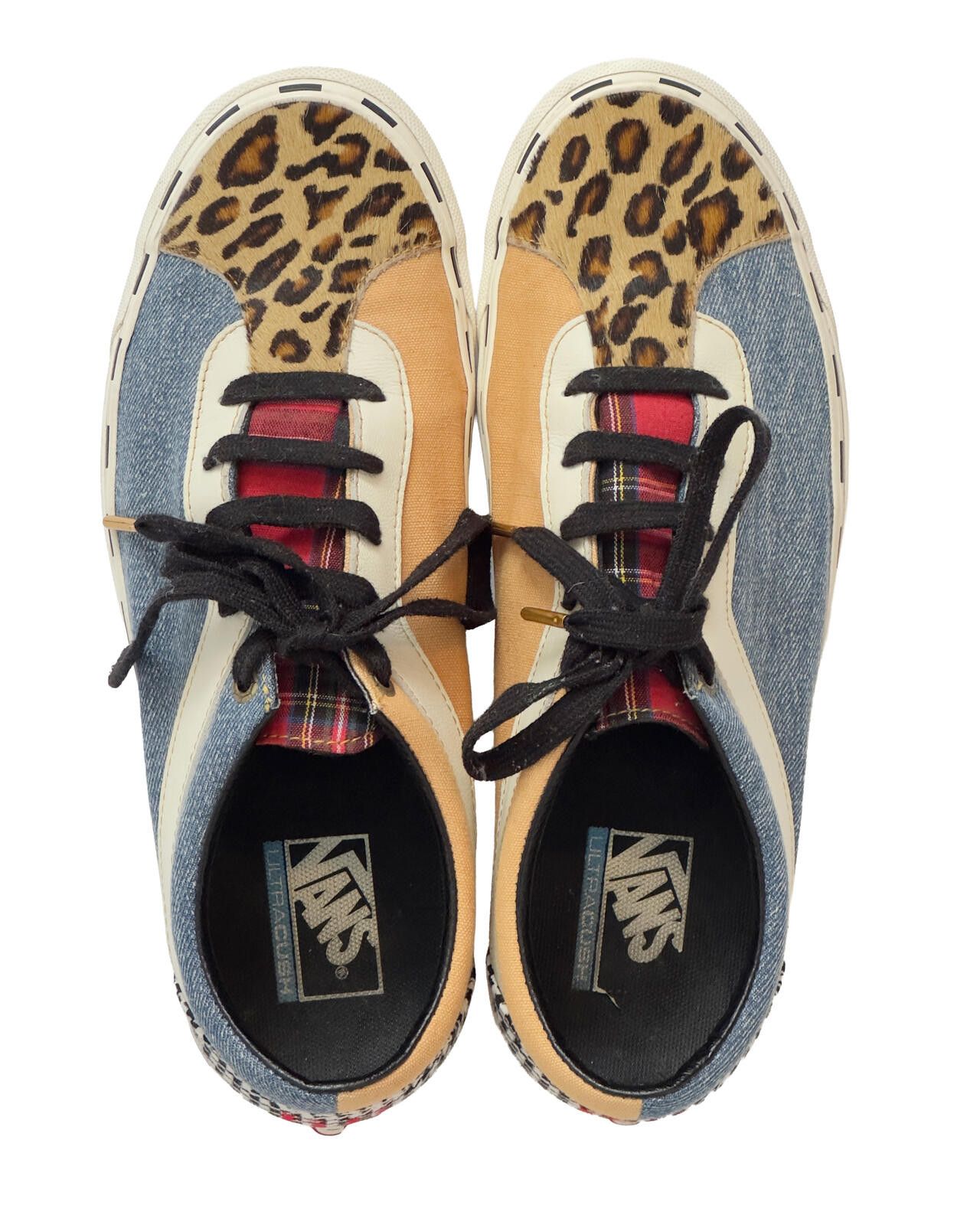 Vans Vans Bold Ni Bender Leopard Denim Plaid Sneakers Sz 12 Size ONE SIZE - 5 Thumbnail
