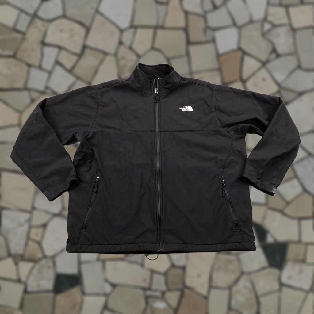 The North Face North Face Jacket Mens 2XL Black Softshell Windbreaker Full Zip Fleece Lined Size US XXL / EU 58 / 5 - 1 Thumbnail