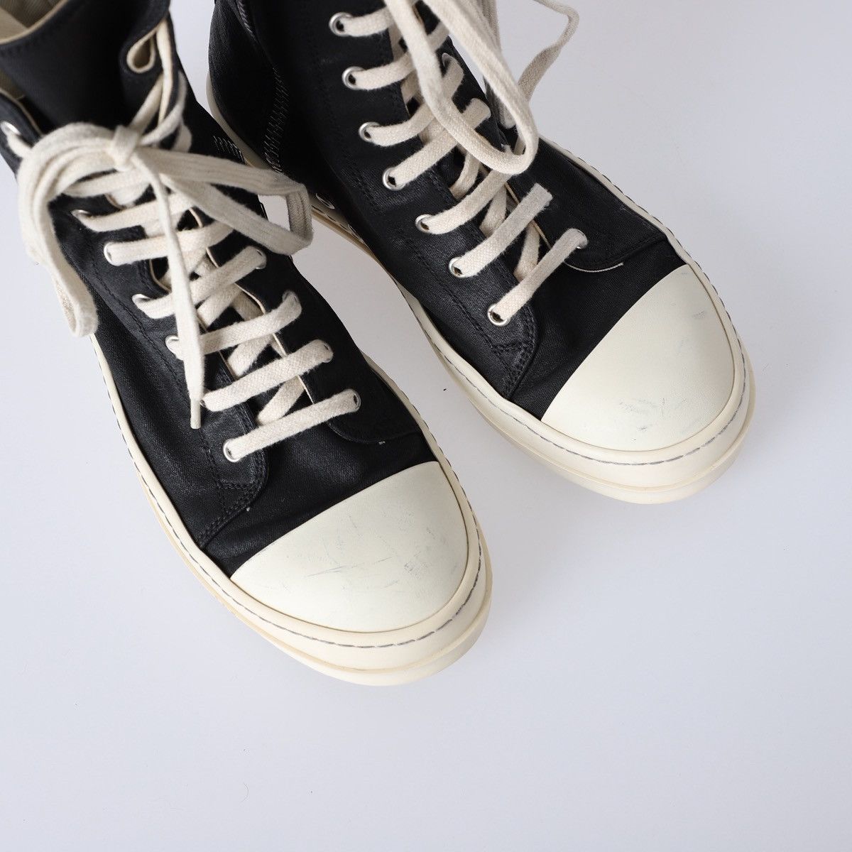 Rick Owens 39.5 / Rick Owens Waxed Ramones High Size US 9.5 / IT 39.5 - 6 Thumbnail