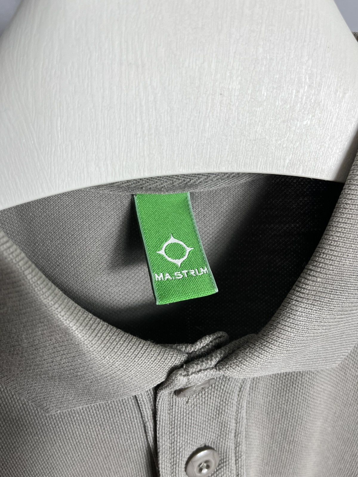 MA.STRUM Ma.Strum Short Sleeve Polo Shirt Grey Cotton Men’s Casual Size US S / EU 44-46 / 1 - 5 Thumbnail