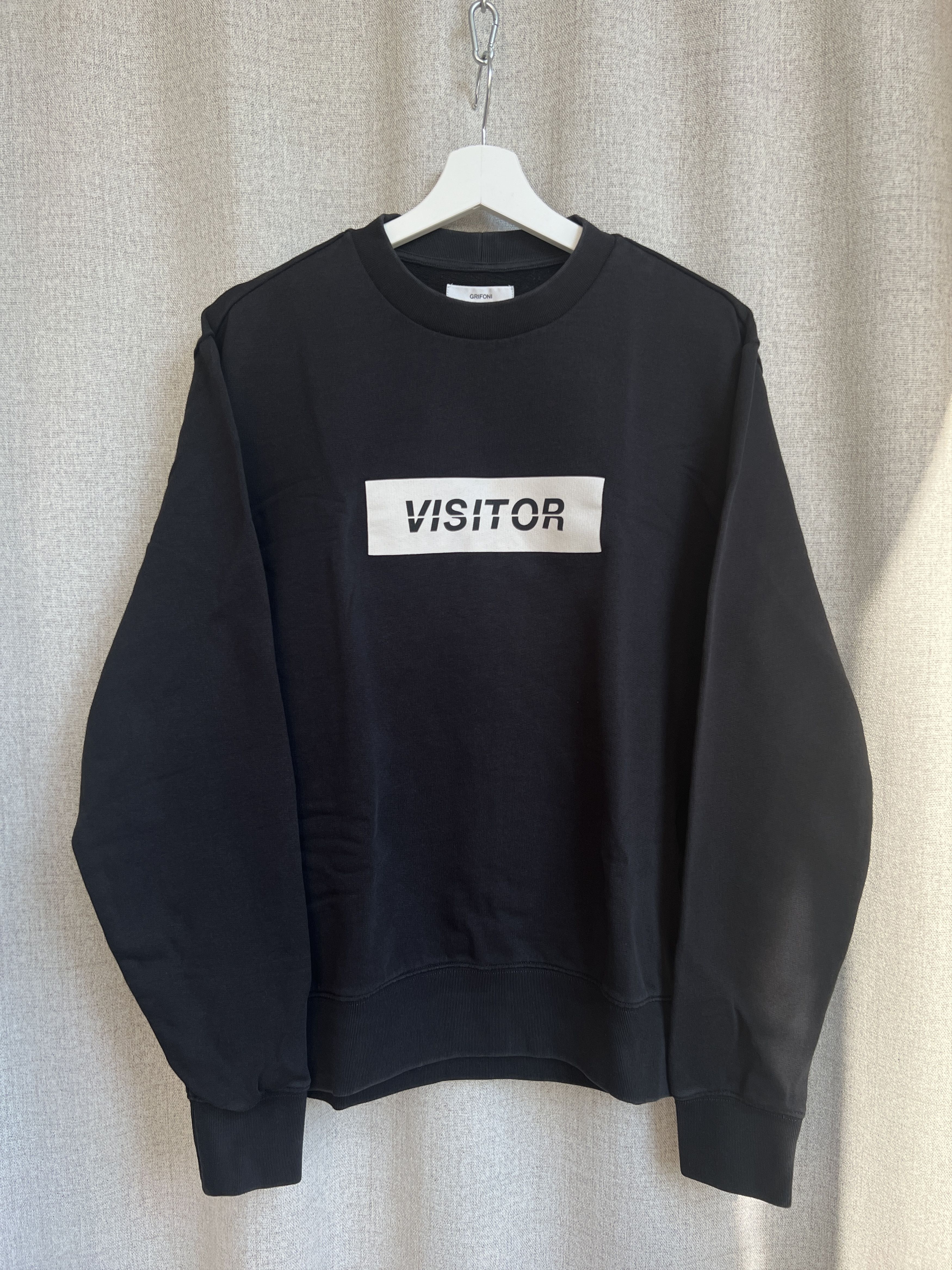 Grifoni Mauro Grifoni "Visitor" Graphic Crewneck Jumper Sweatshirt Size US M / EU 48-50 / 2 - 4 Thumbnail