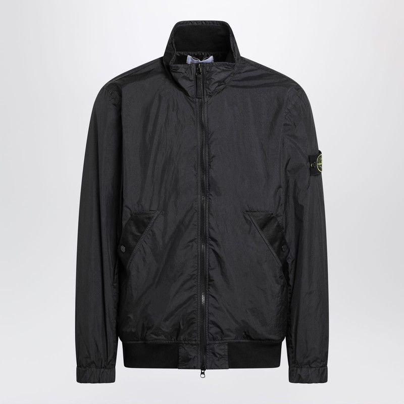 Stone Island Stone Island Black Nylon Zip-Up Jacket Size US S / EU 44-46 / 1 - 1 Thumbnail
