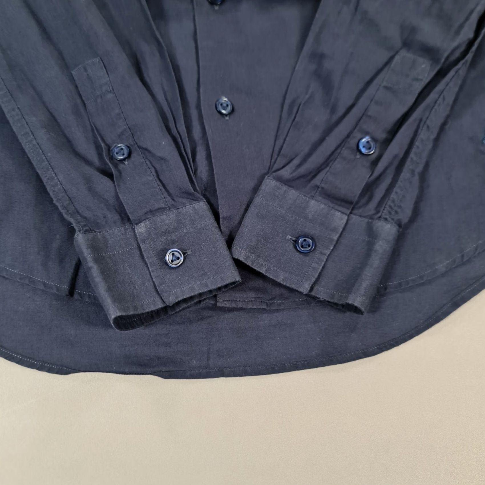 Vilebrequin Vilebrequin Shirt Mens Blue Navy Small Cotton Long Sleeve Button-Up Casual Regular Womens? Size US S / EU 44-46 / 1 - 4 Thumbnail