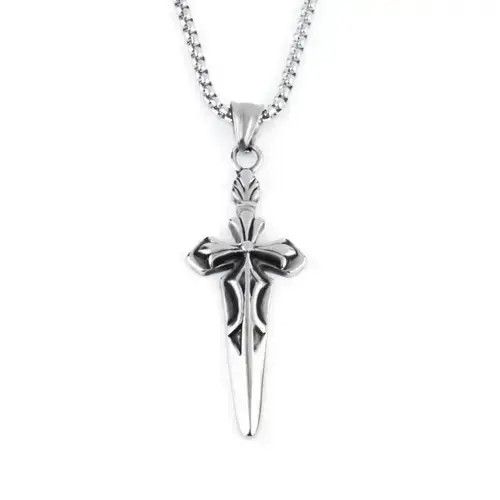 Jewelry Cross Dagger Pendant Necklace Size ONE SIZE - 4 Thumbnail