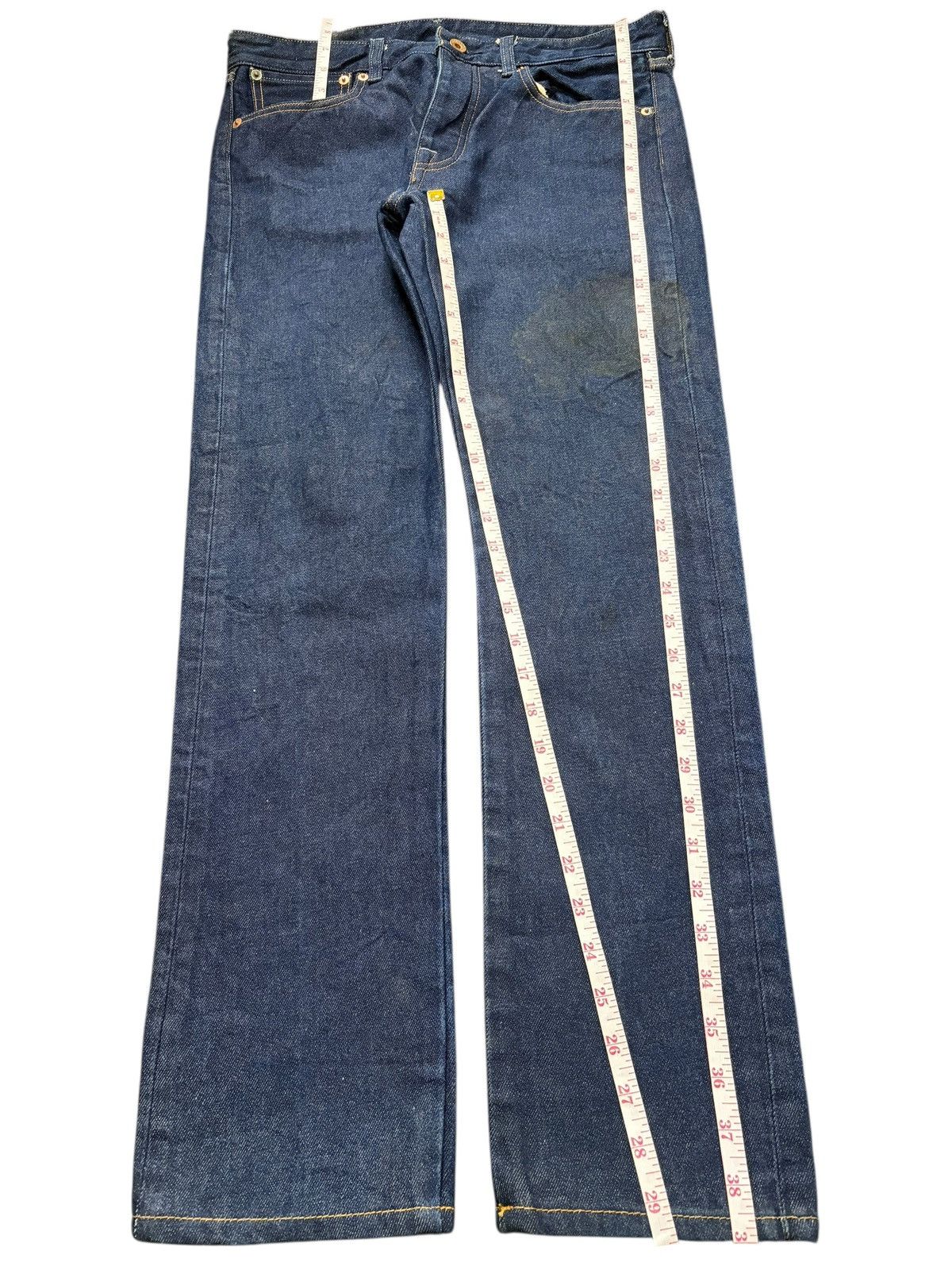 Levi's Vintage United Work Raw Denim Tapered Jeans Size US 32 / EU 48 - 7 Thumbnail