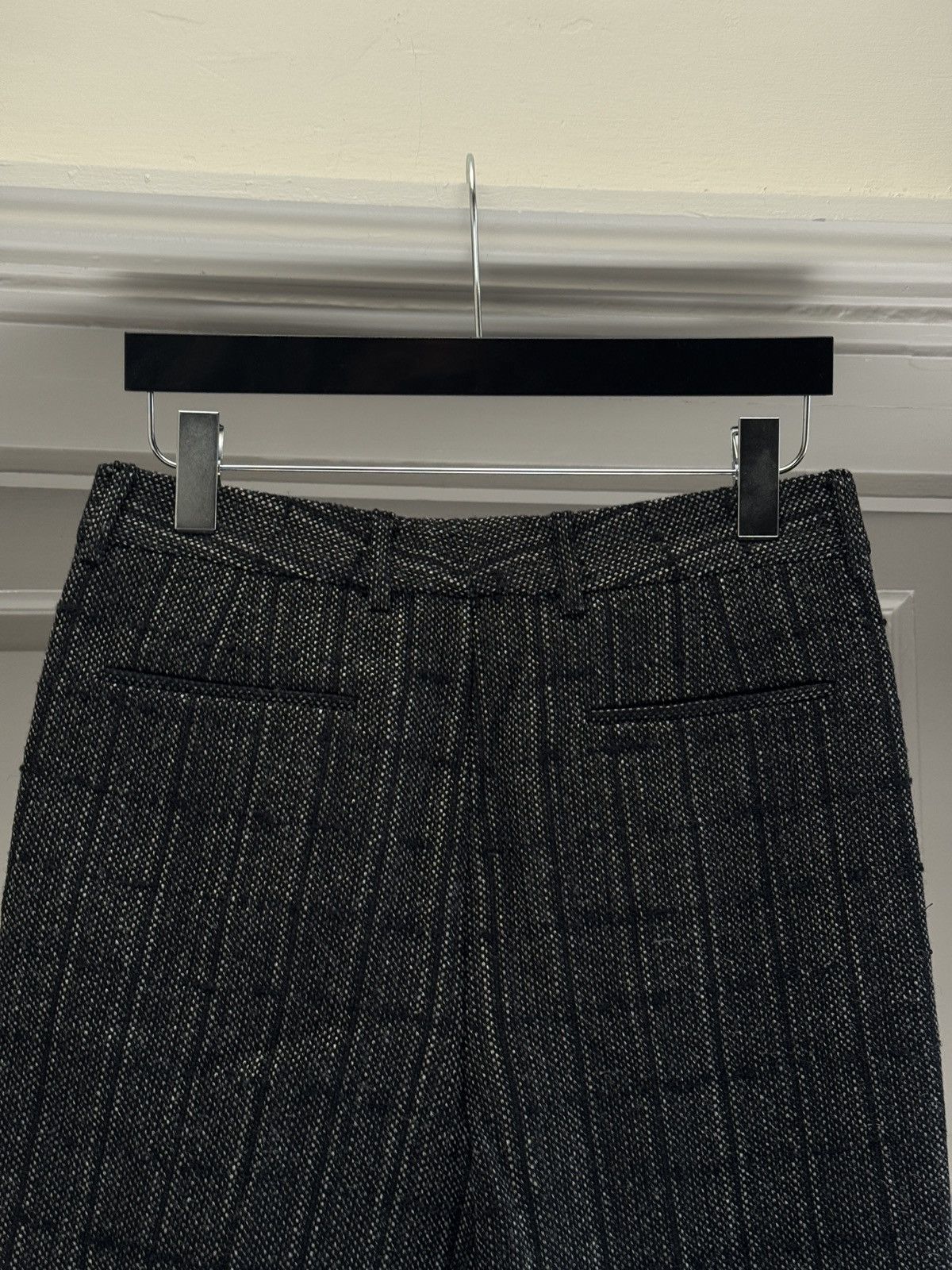 Saint Laurent Paris SAINT LAURENT Mens Black and White Wool Trousers IT 46 Size US 30 / EU 46 - 7 Thumbnail