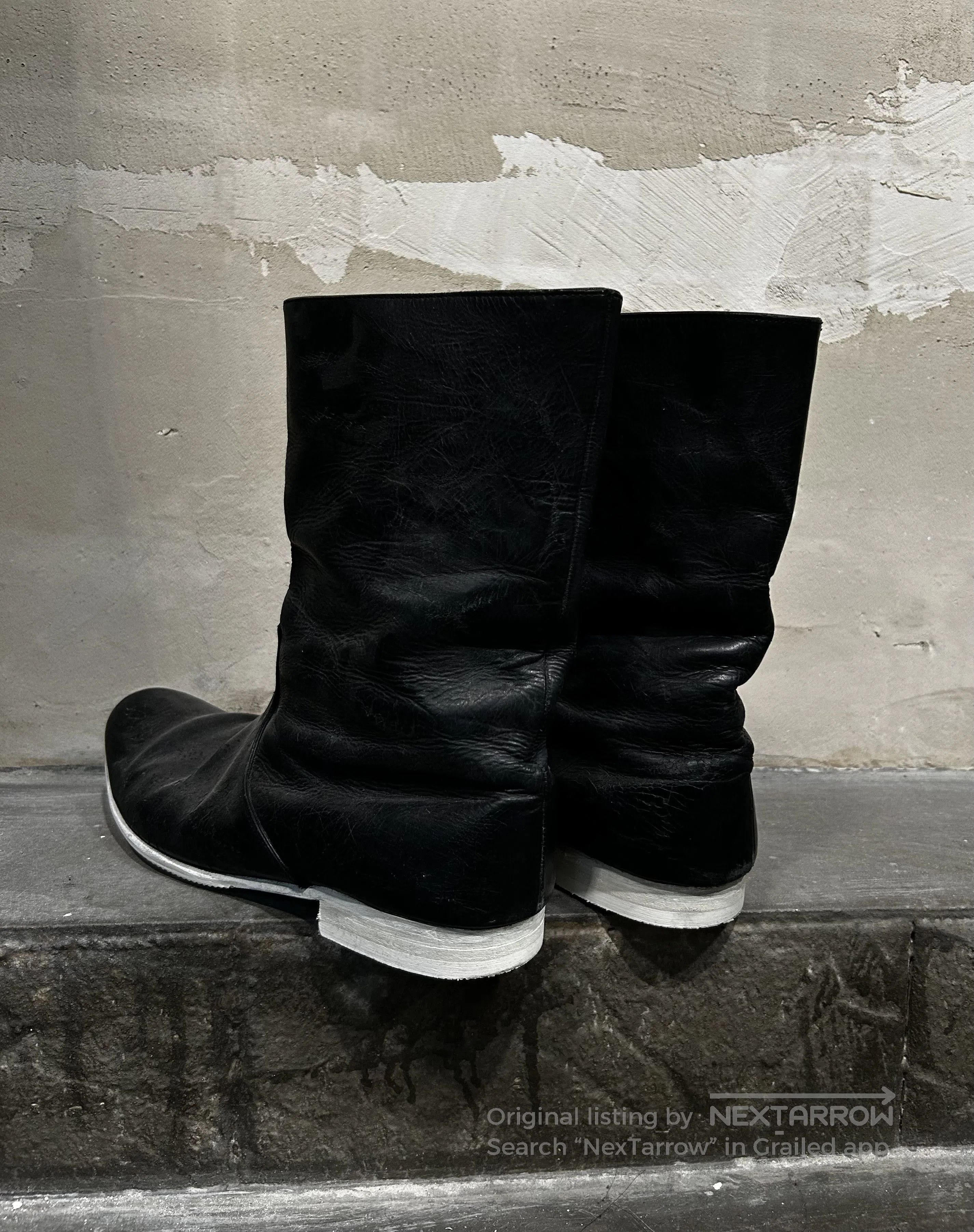DEN IM by SIKI IM Number (N)ine 2002ss Modern Age Leather Boots. Size US 8 / EU 41 - 4 Thumbnail