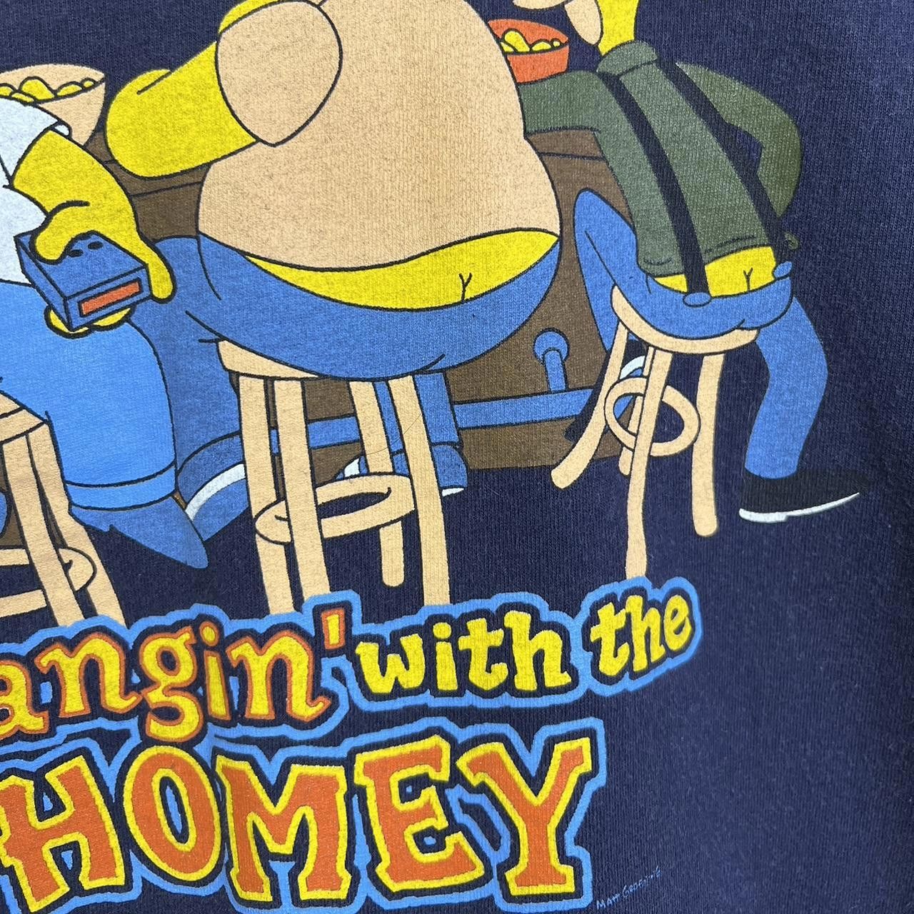 The Simpsons Vintage Simpsons 'Hangin' with the Homey' T-Shirt 2001 Size US L / EU 52-54 / 3 - 5 Thumbnail