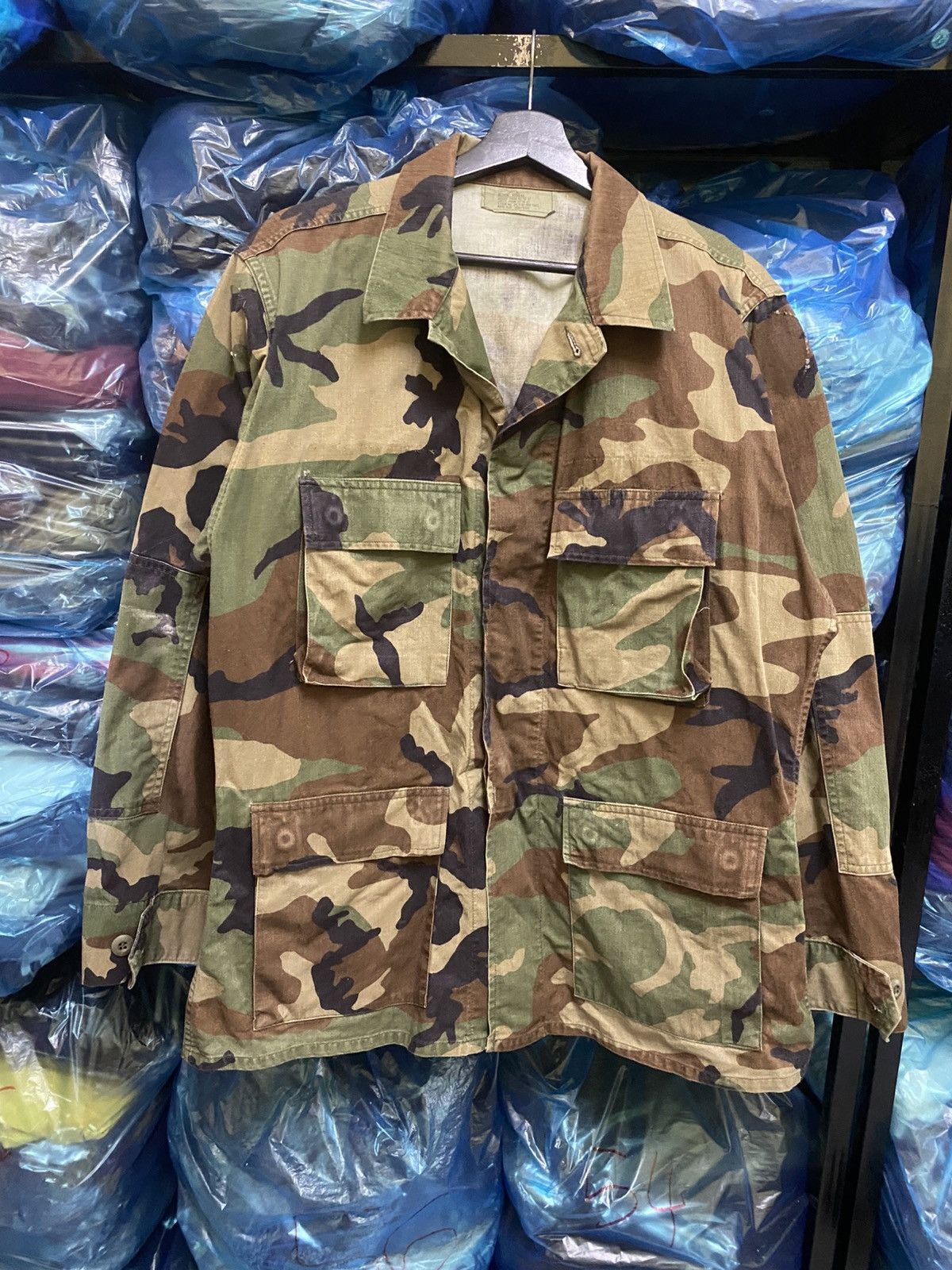 Other Vintage 1996 U.S. Army Woodland Camouflage BDU Combat Jacket Size US M / EU 48-50 / 2 - 1 Thumbnail