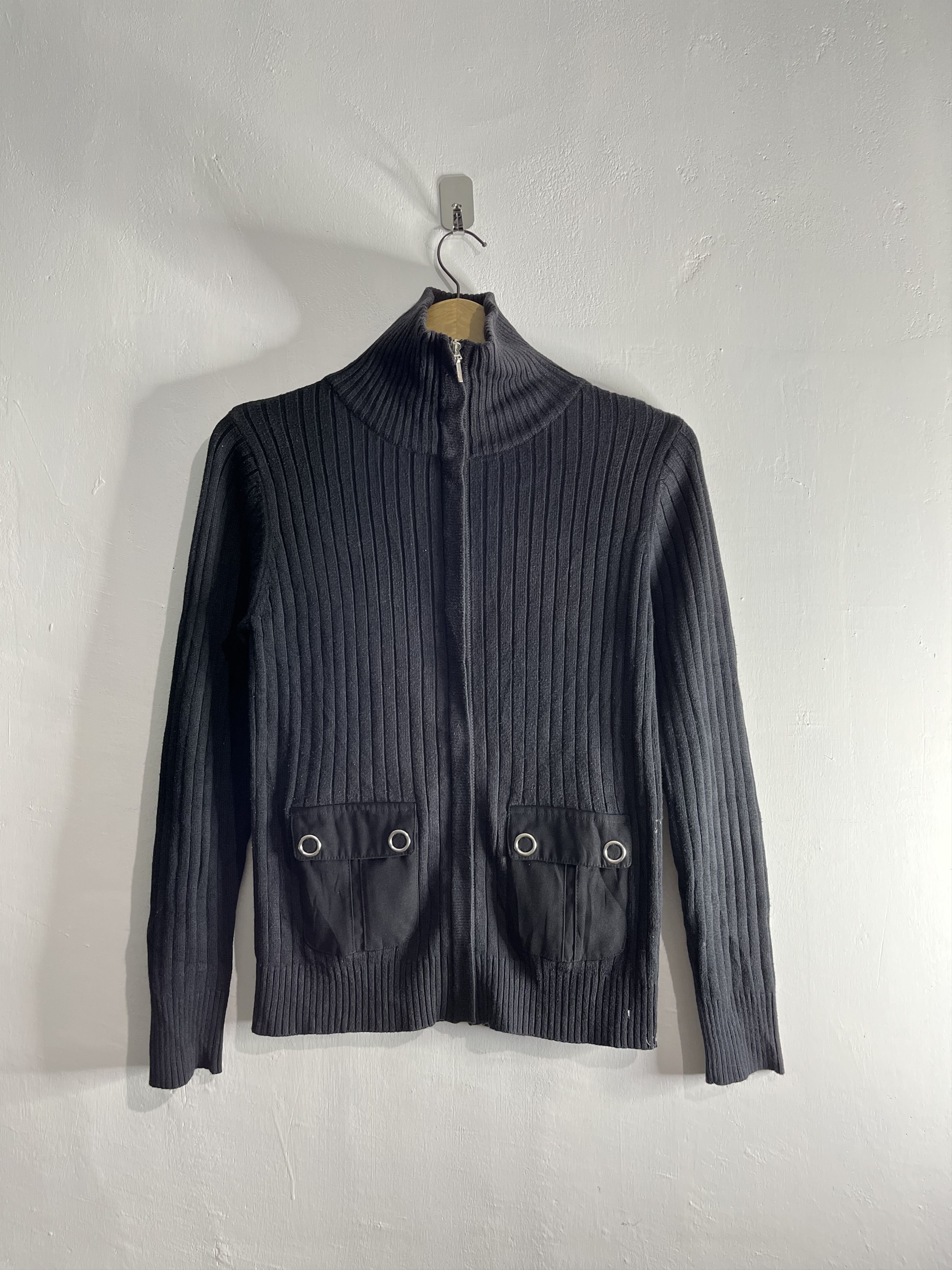 Le Grande Bleu (L.G.B.) Japanese BKMS Knit punk jacket Size US M / EU 48-50 / 2 - 1 Thumbnail