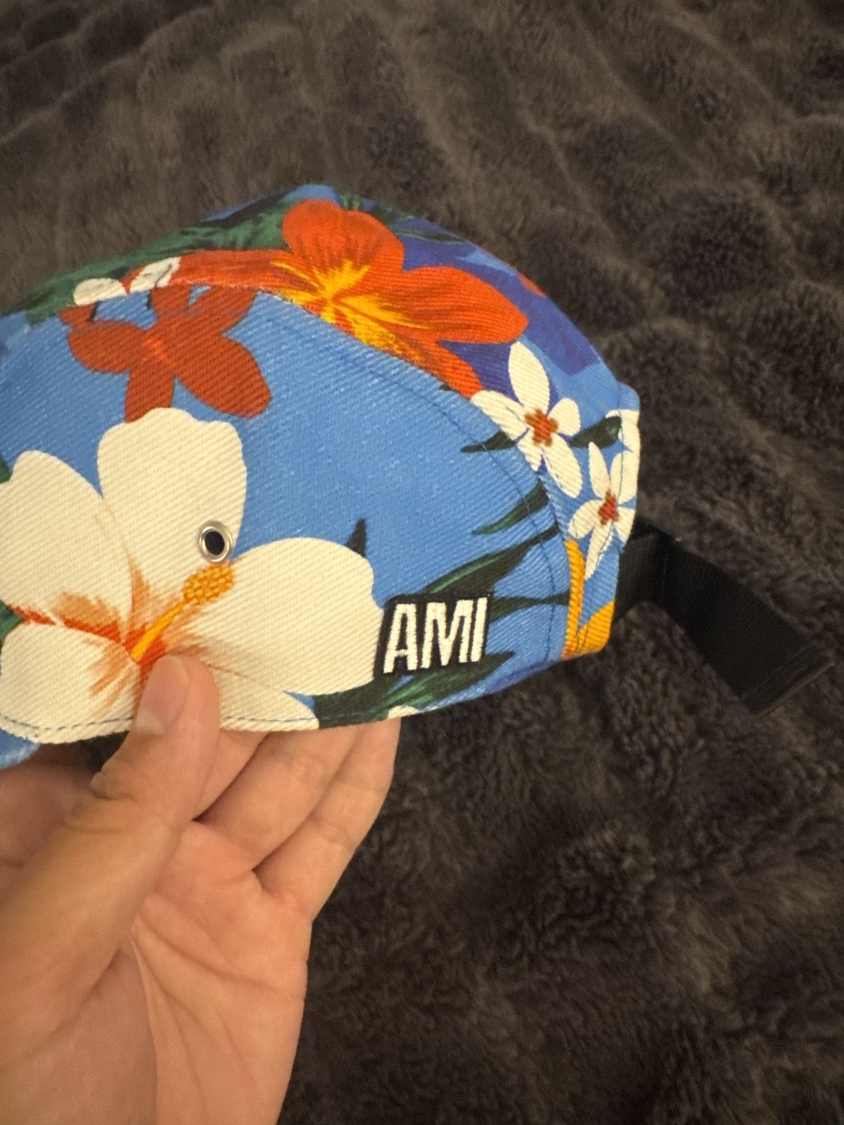 AMI AMI Floral Print Hat Size ONE SIZE - 2 Thumbnail