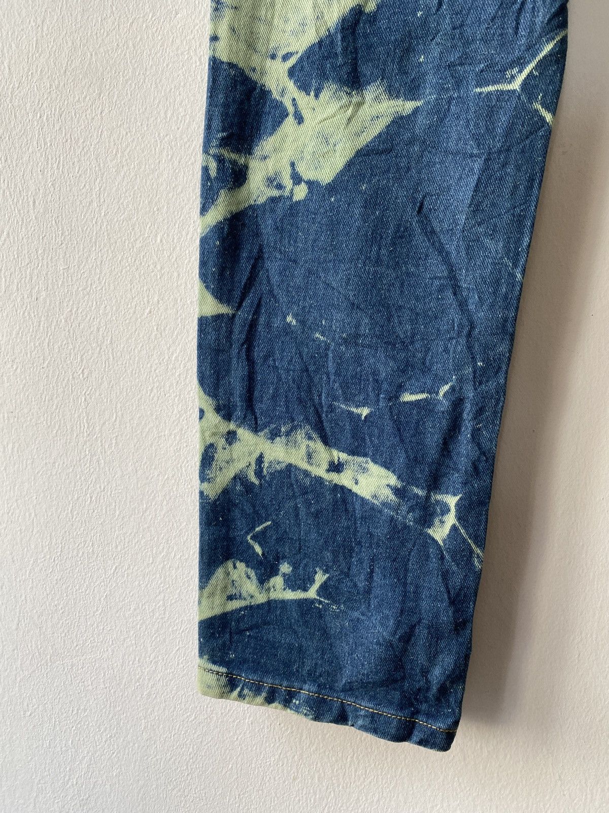 Japanese Brand Japanese Brand Acid Wash Design Distressed Denim Size US 31 - 11 Thumbnail