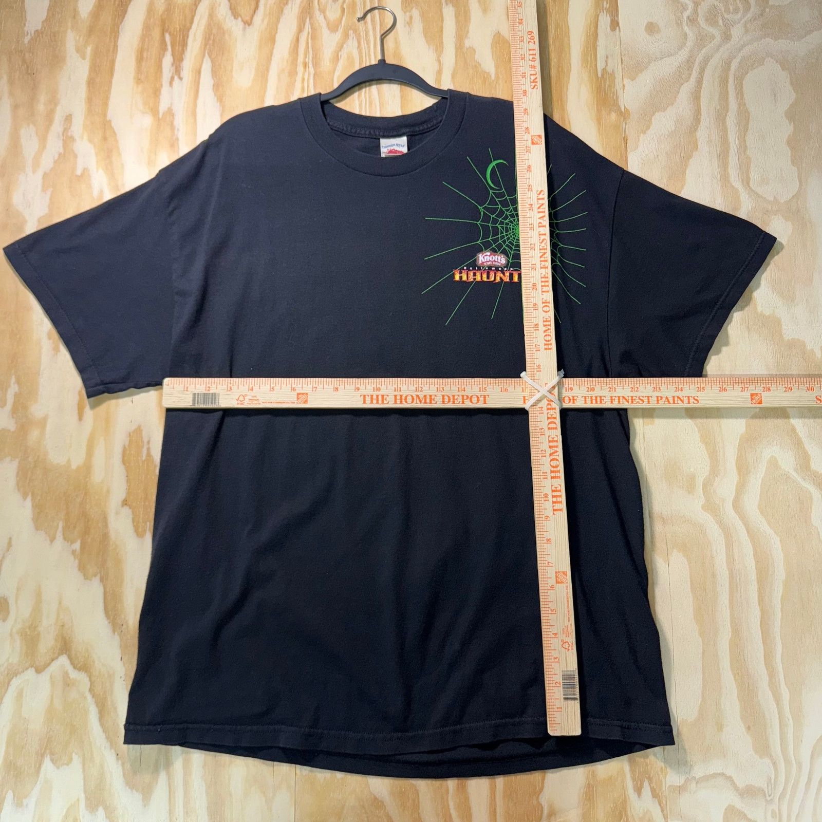 Vintage Vintage Y2K Knott Berry scary Farm fire zombie spiderweb tee Size US XL / EU 56 / 4 - 4 Thumbnail